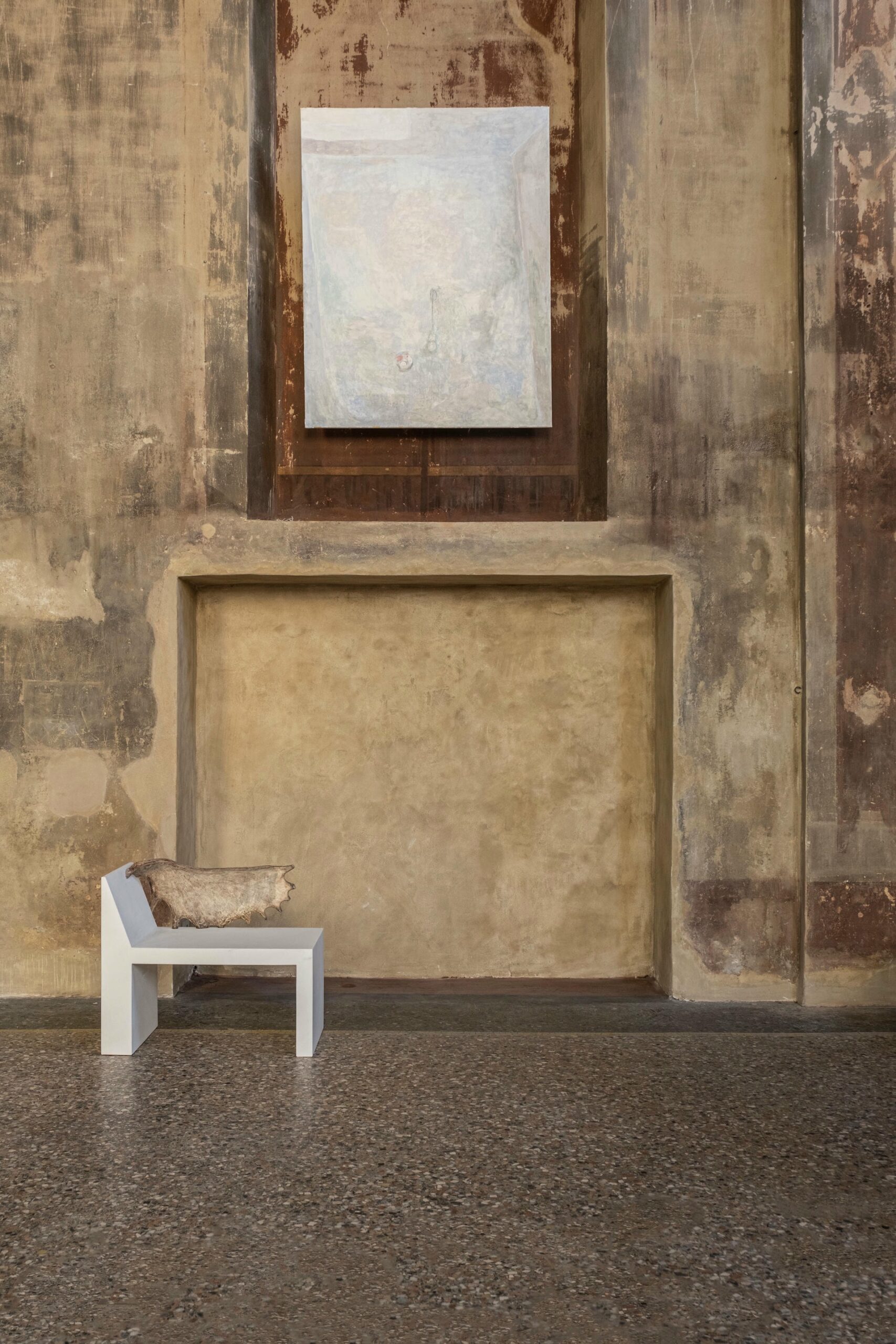 Tomb Chair by Rick Owens White Marble Moose Antler Modern Design 6