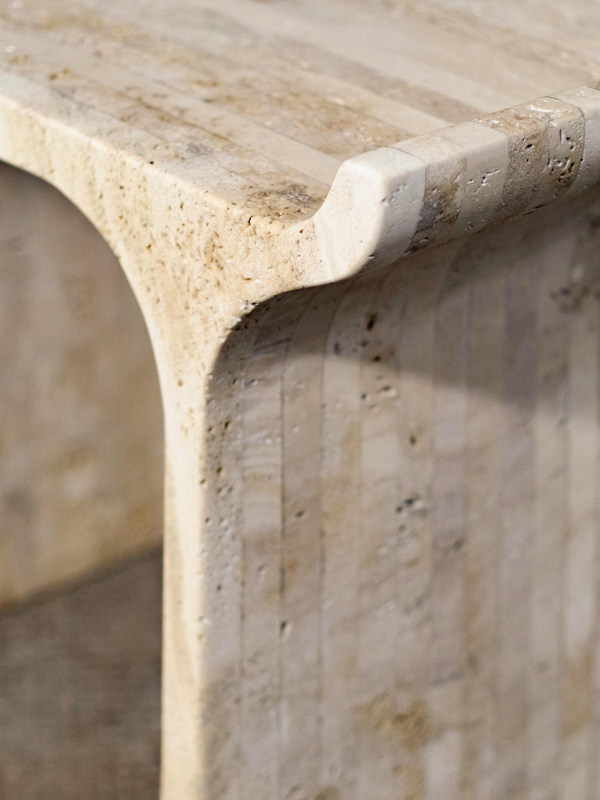 Tori Stool Travertine by Ries 4