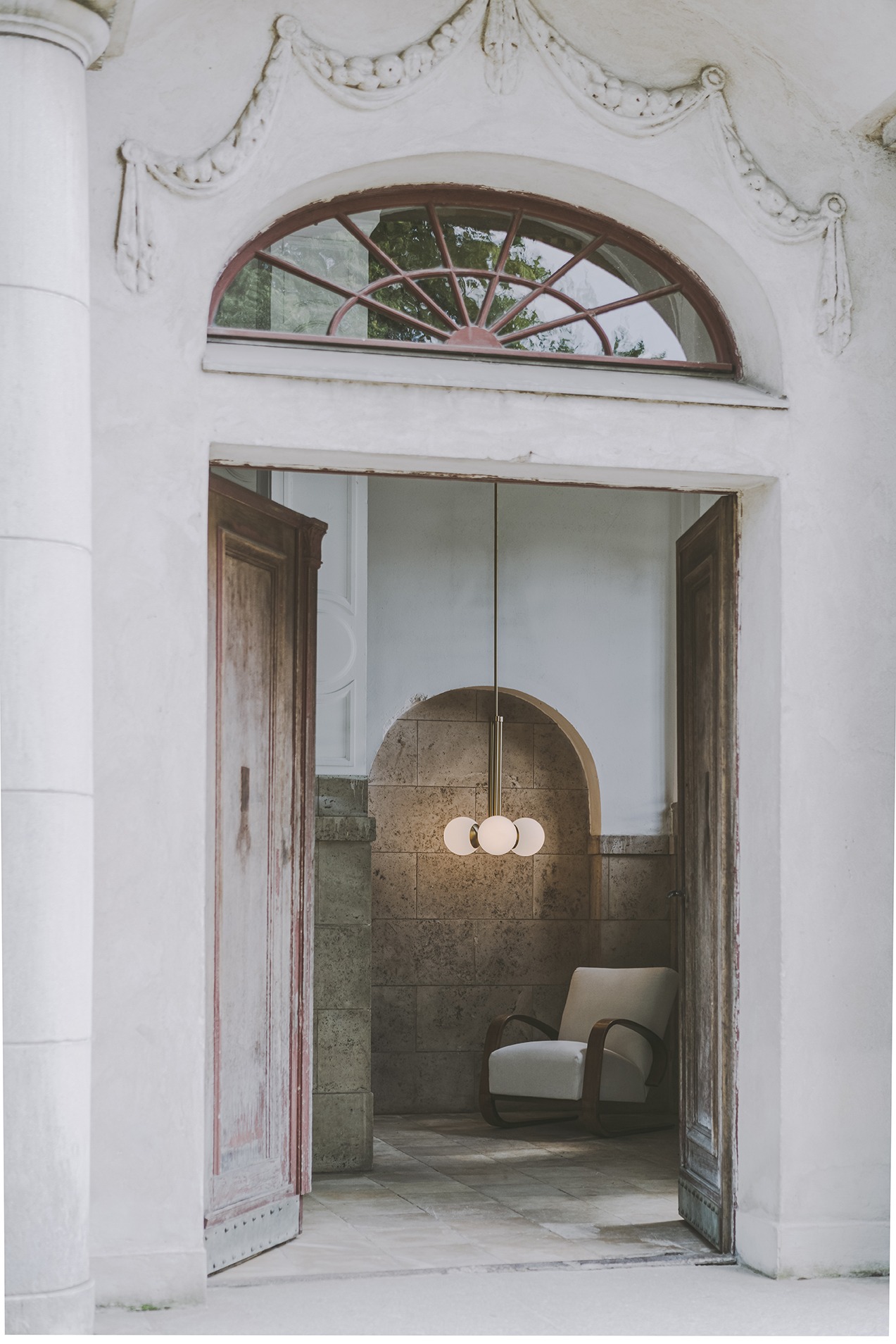 Tubular MD Polished Nickel Pendant Light by Schwung 4