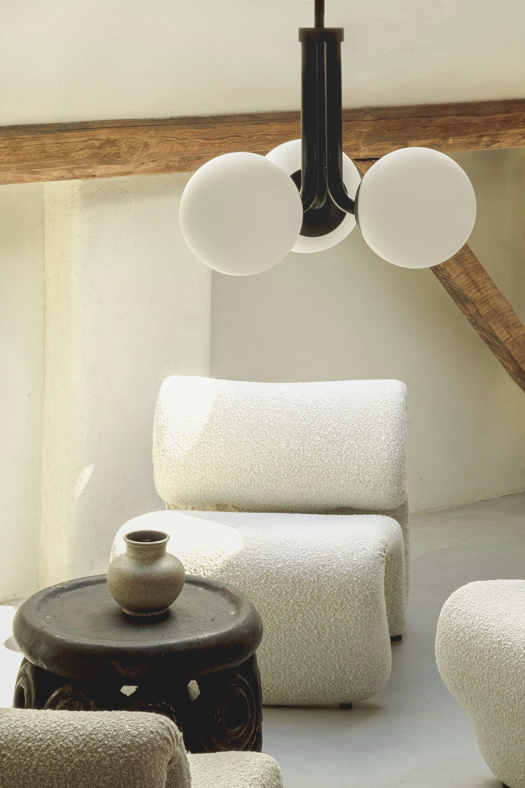 Tubular SM Black Pendant Light 3 by Schwung 4