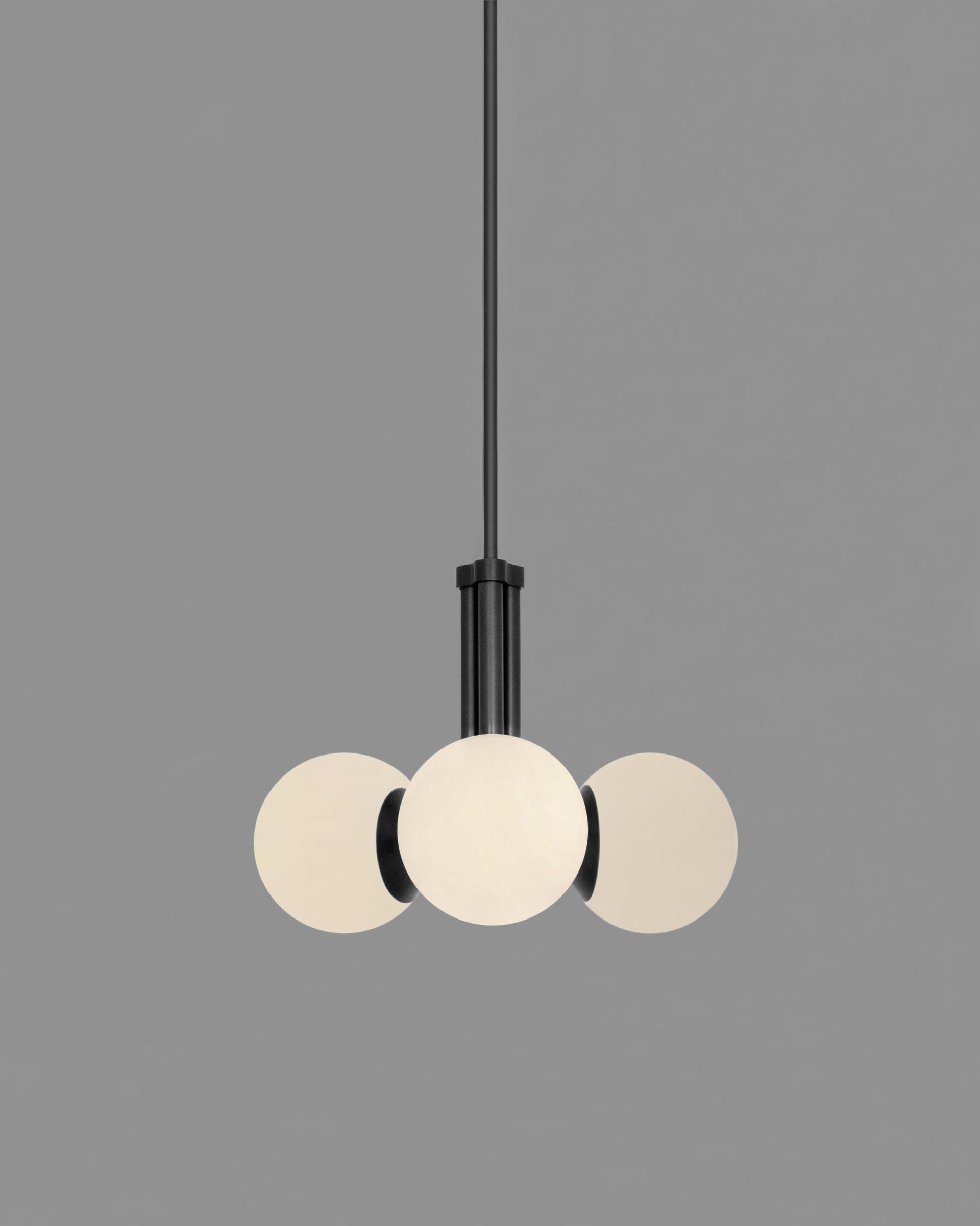 Tubular SM Black Pendant Light 3 by Schwung 6