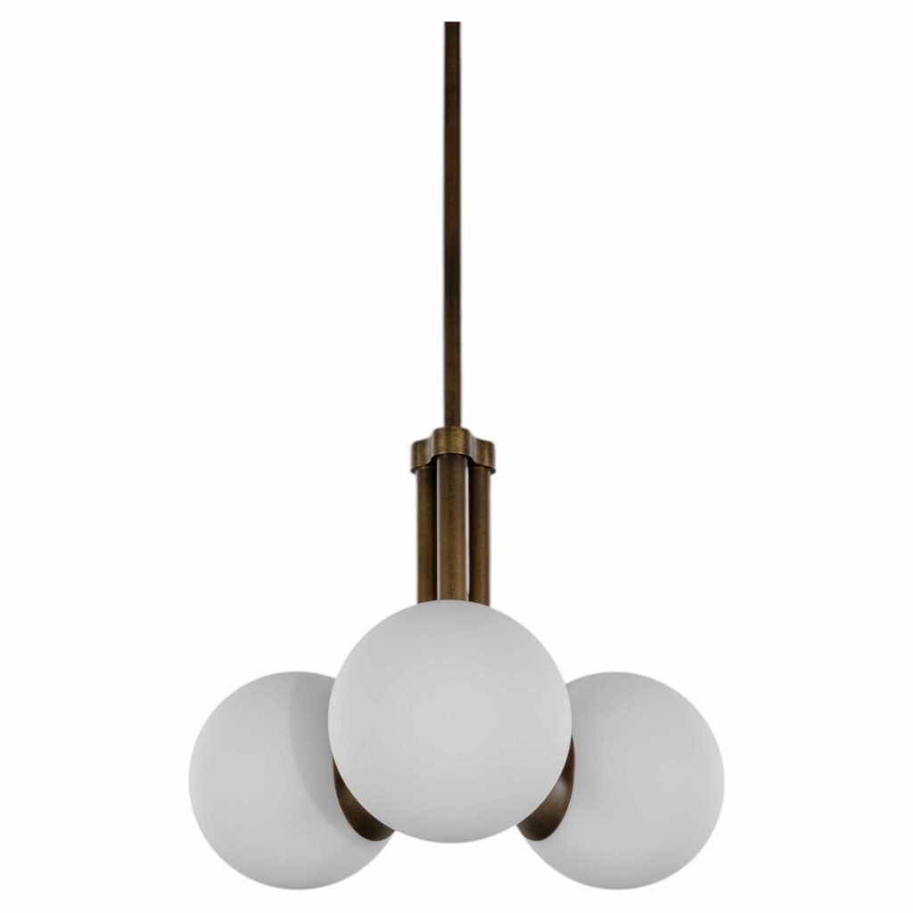 Tubular SM Brass Pendant Light 3 by Schwung 1
