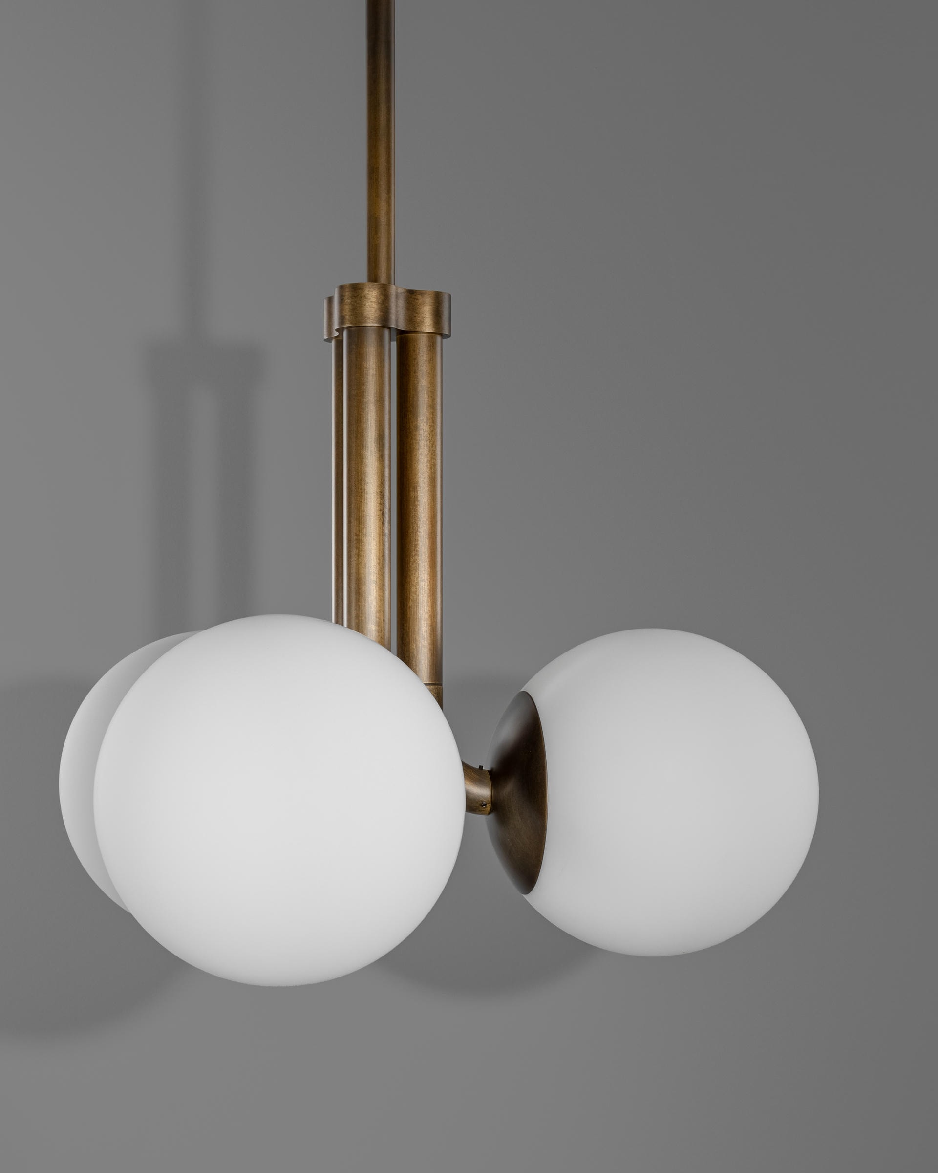 Tubular SM Brass Pendant Light 3 by Schwung 8
