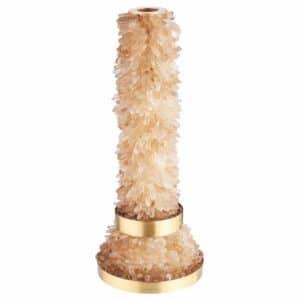 Candle Holder, Large Quartz Points by Aver