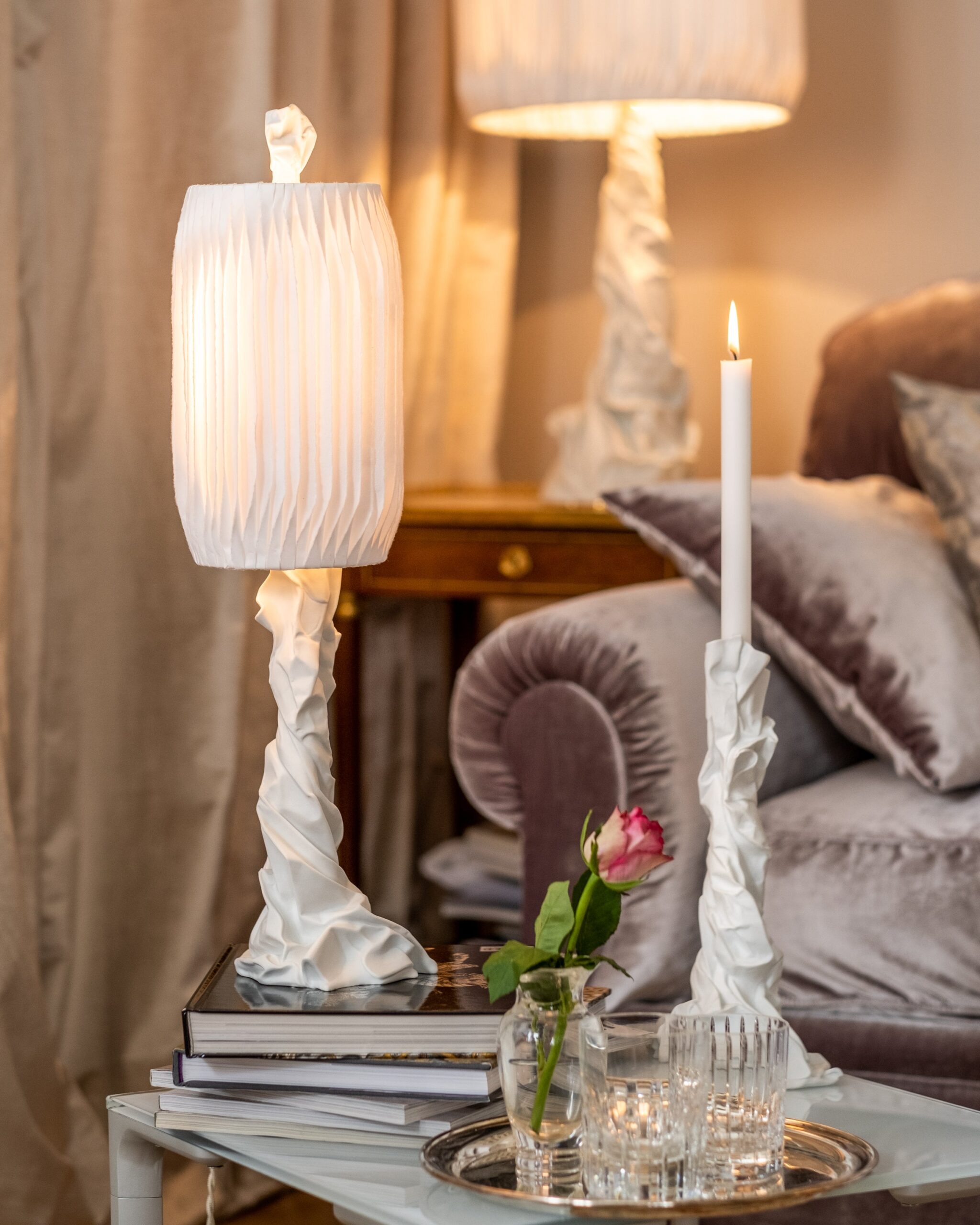 Charta Alba Mini Table Lamp by Studio Palatin 3