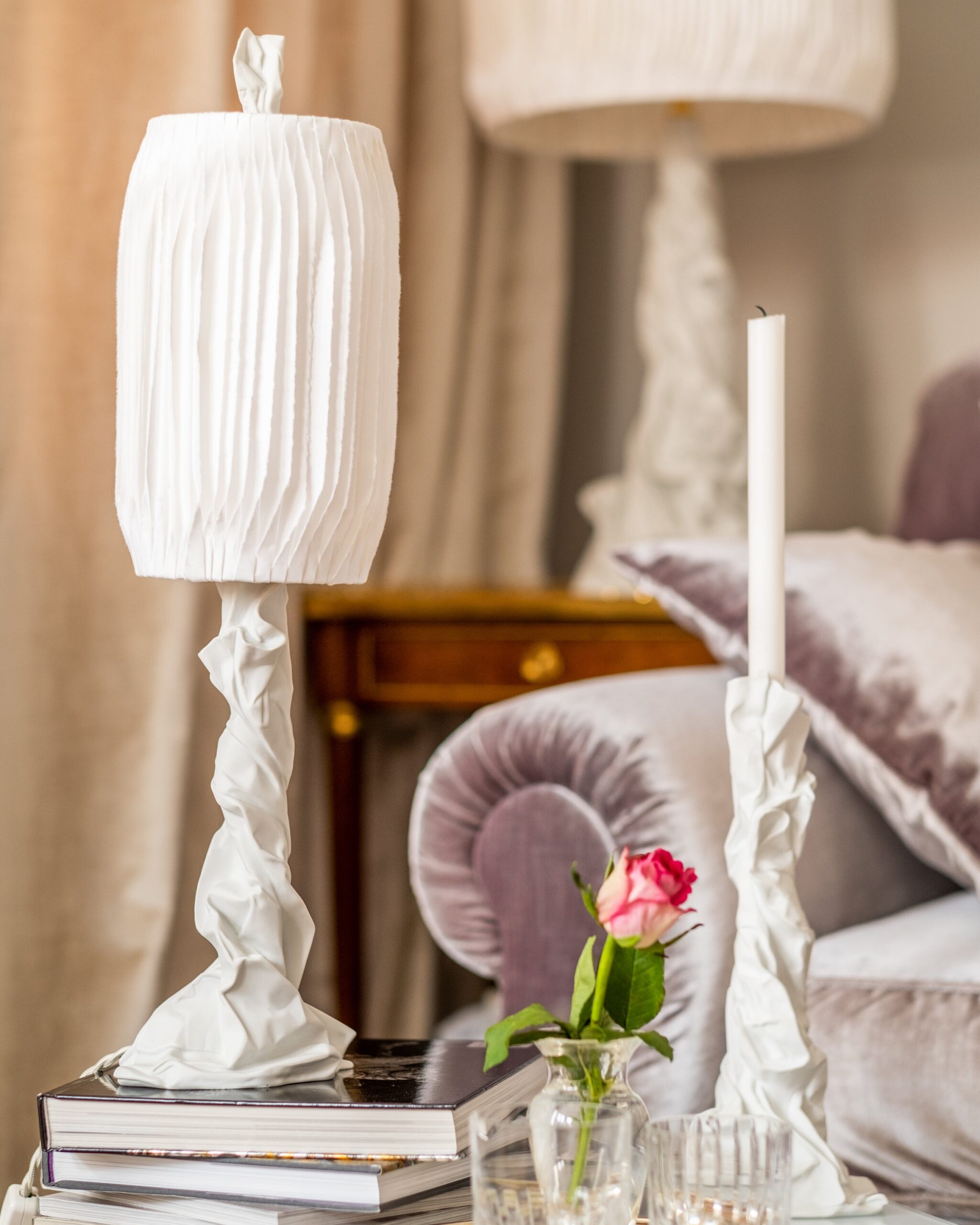 Charta Alba Mini Table Lamp by Studio Palatin 4