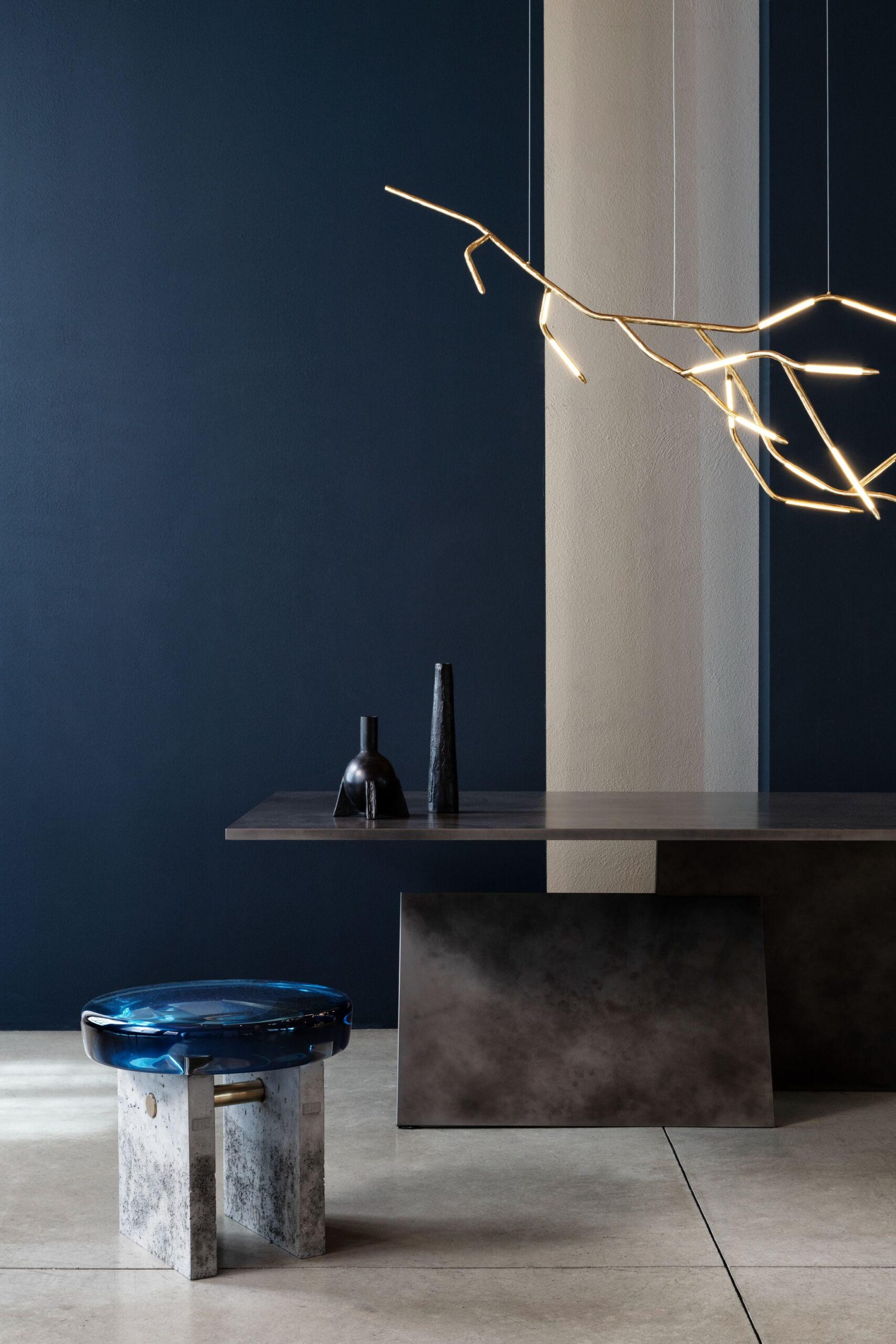 Unique Phenomenal Branch Like Sculptural Brass Chandelier by Morghen Studio 5