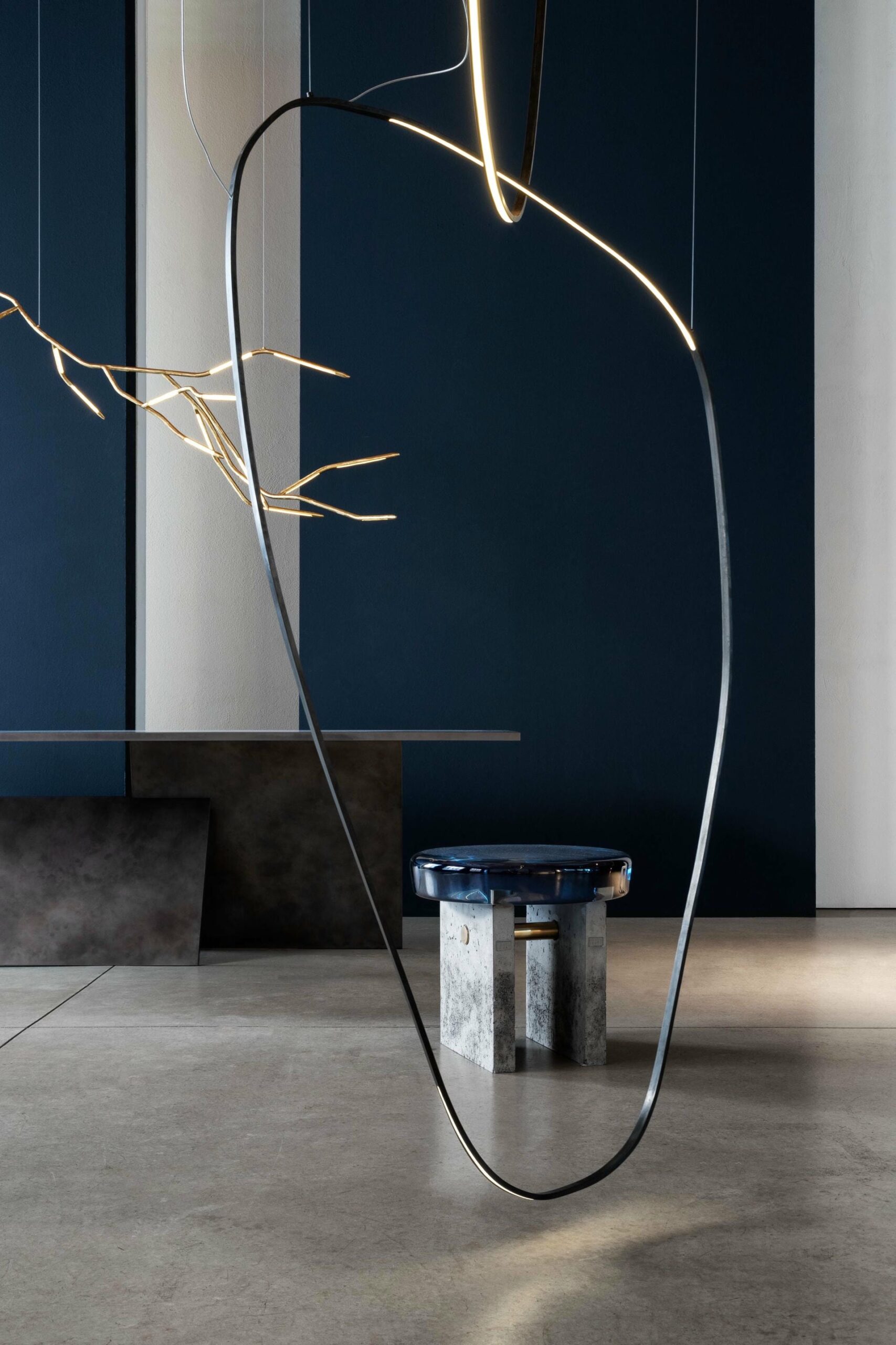 Unique Phenomenal Branch Like Sculptural Brass Chandelier by Morghen Studio 7