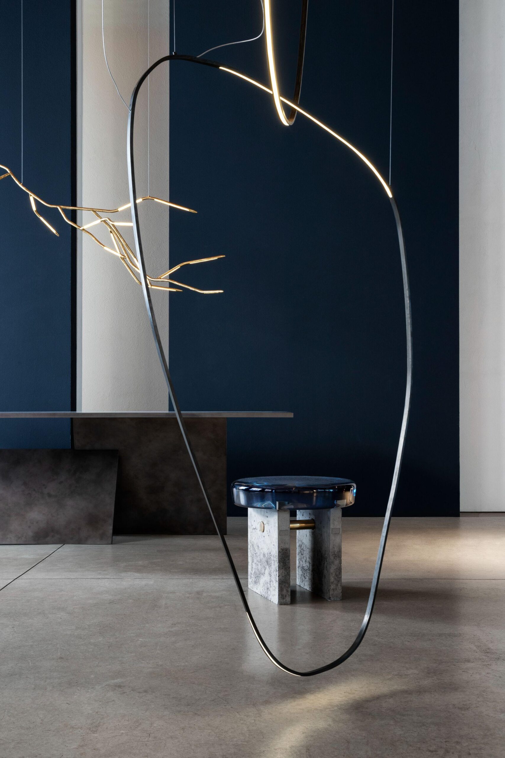 Unique Phenomenal Branch Like Sculptural Brass Chandelier by Morghen Studio 7