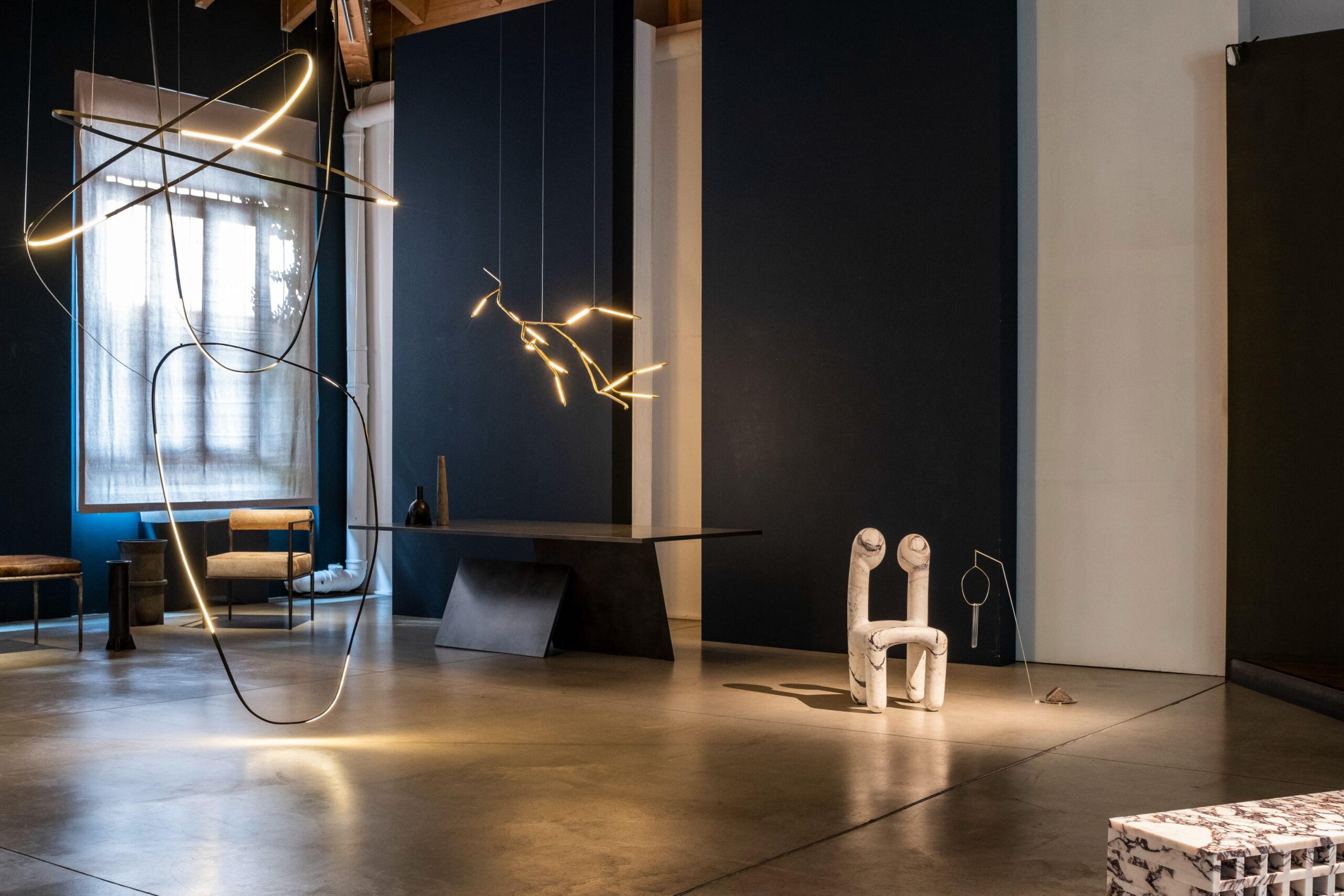 Unique Phenomenal Branch Like Sculptural Brass Chandelier by Morghen Studio 9