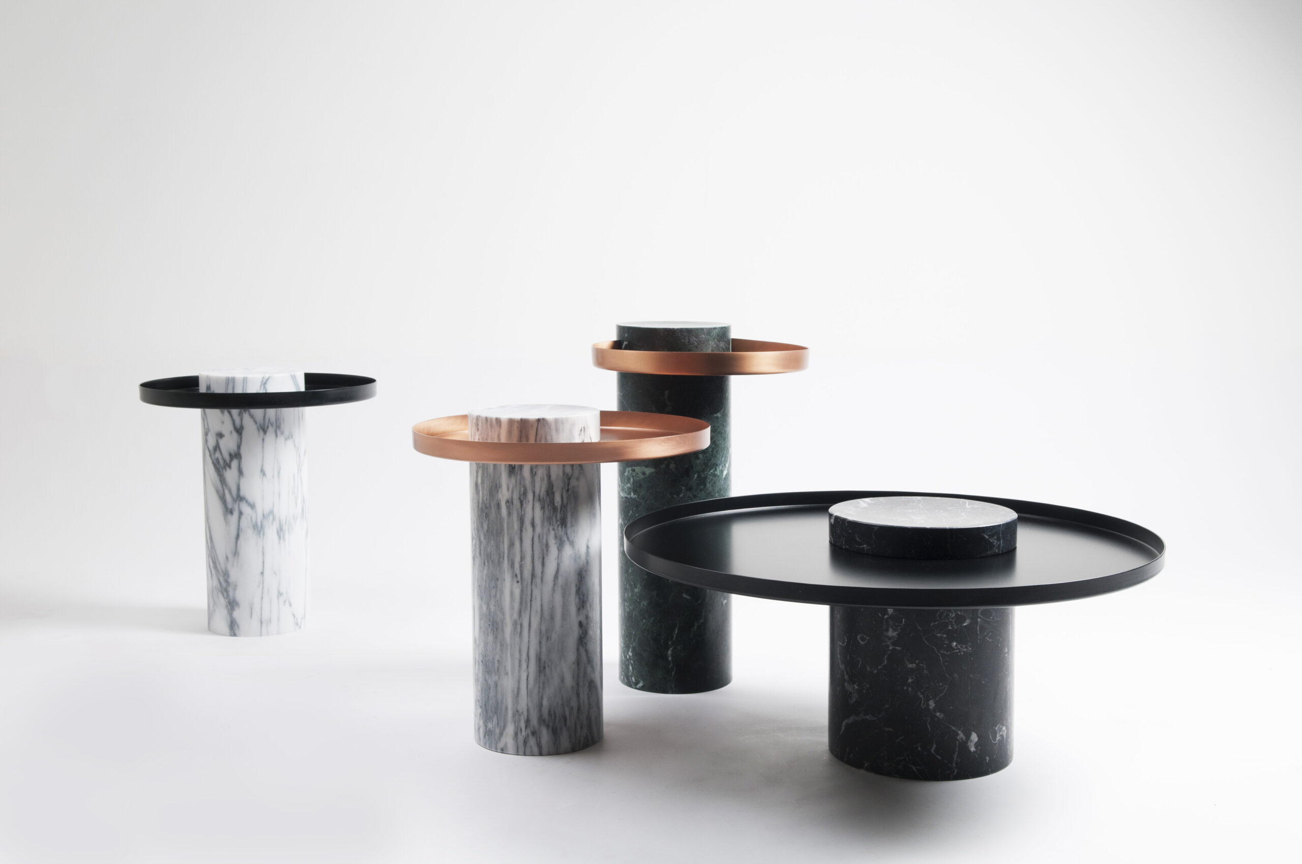 Contemporary Low Travertine Pedestal Table, Sebastian Herkner 7