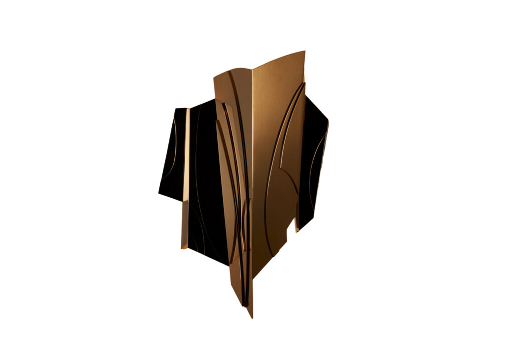 Cross Bitume Wall Lamp by Jennifer Midoz 1