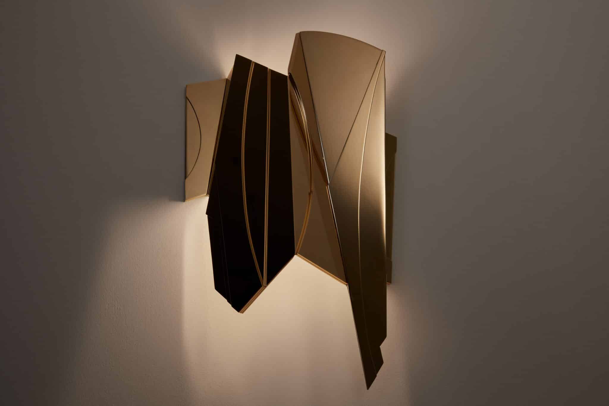 Cross Bitume Wall Lamp by Jennifer Midoz 2