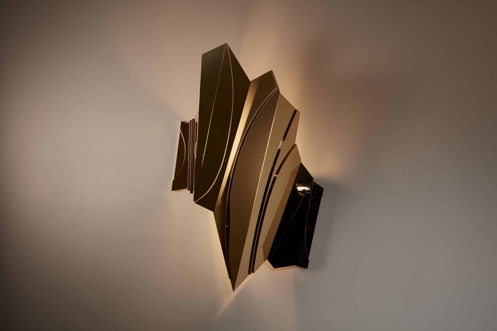 Cross Bitume Wall Lamp by Jennifer Midoz 4