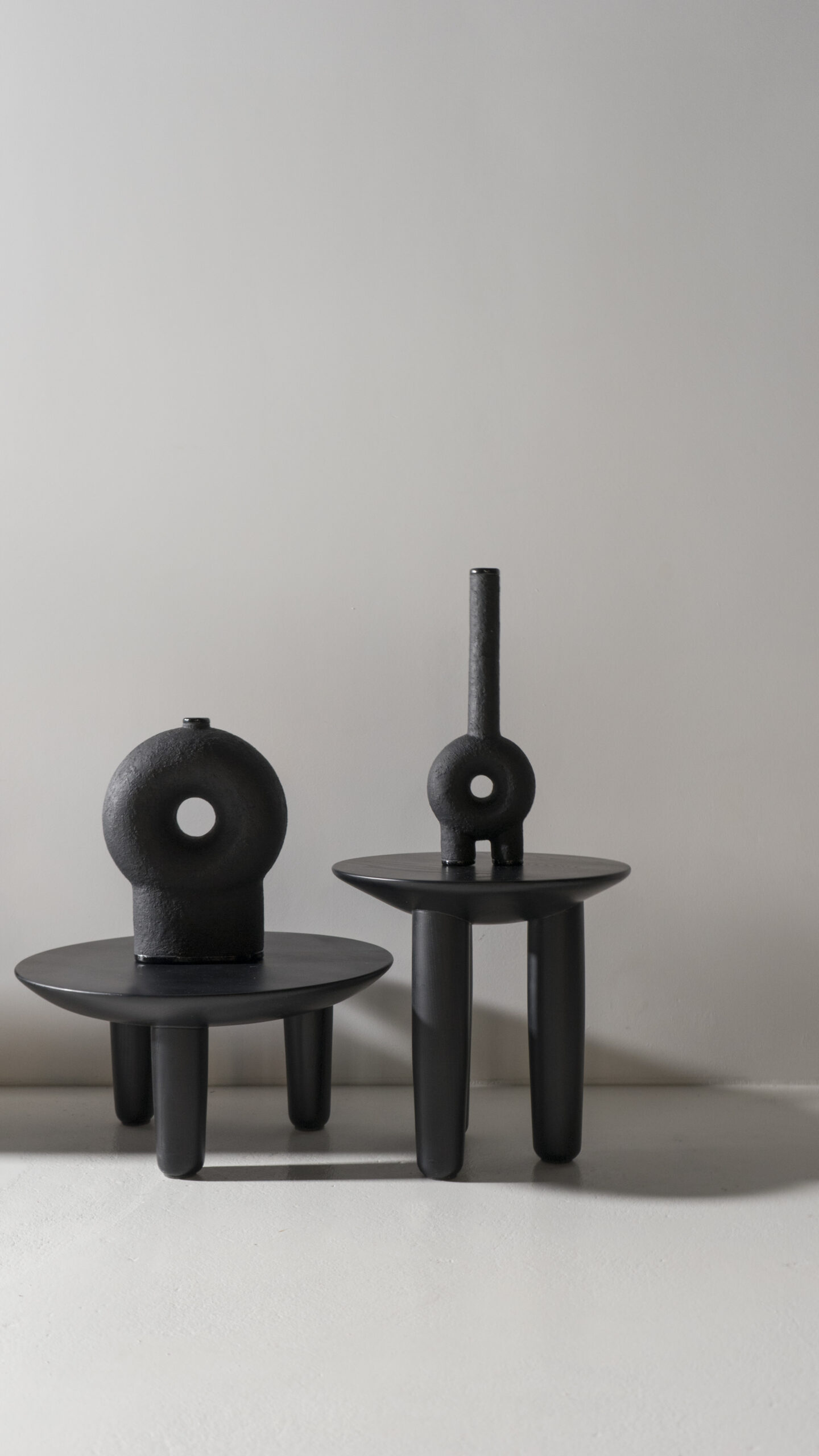 Long Neck Ceramic Vase by Faina 10
