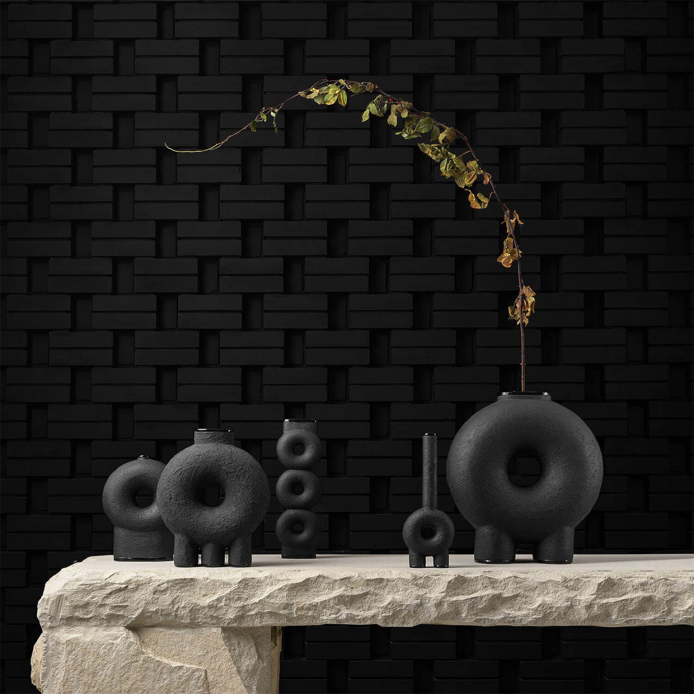 Long Neck Ceramic Vase by Faina 11
