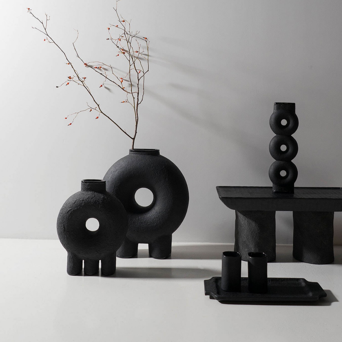 Long Neck Ceramic Vase by Faina 13