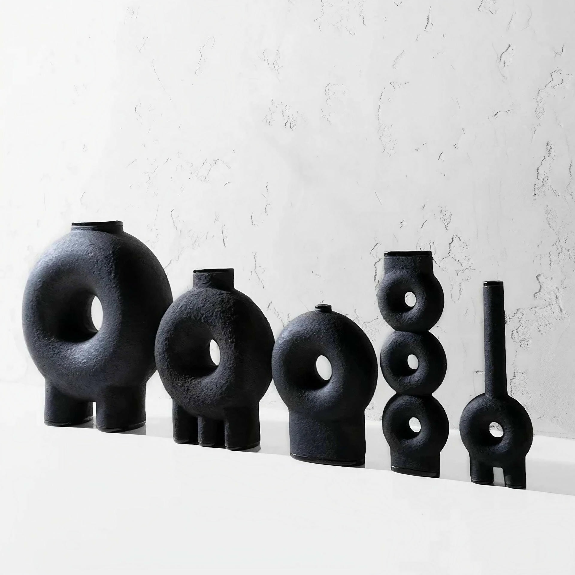 Long Neck Ceramic Vase by Faina 4