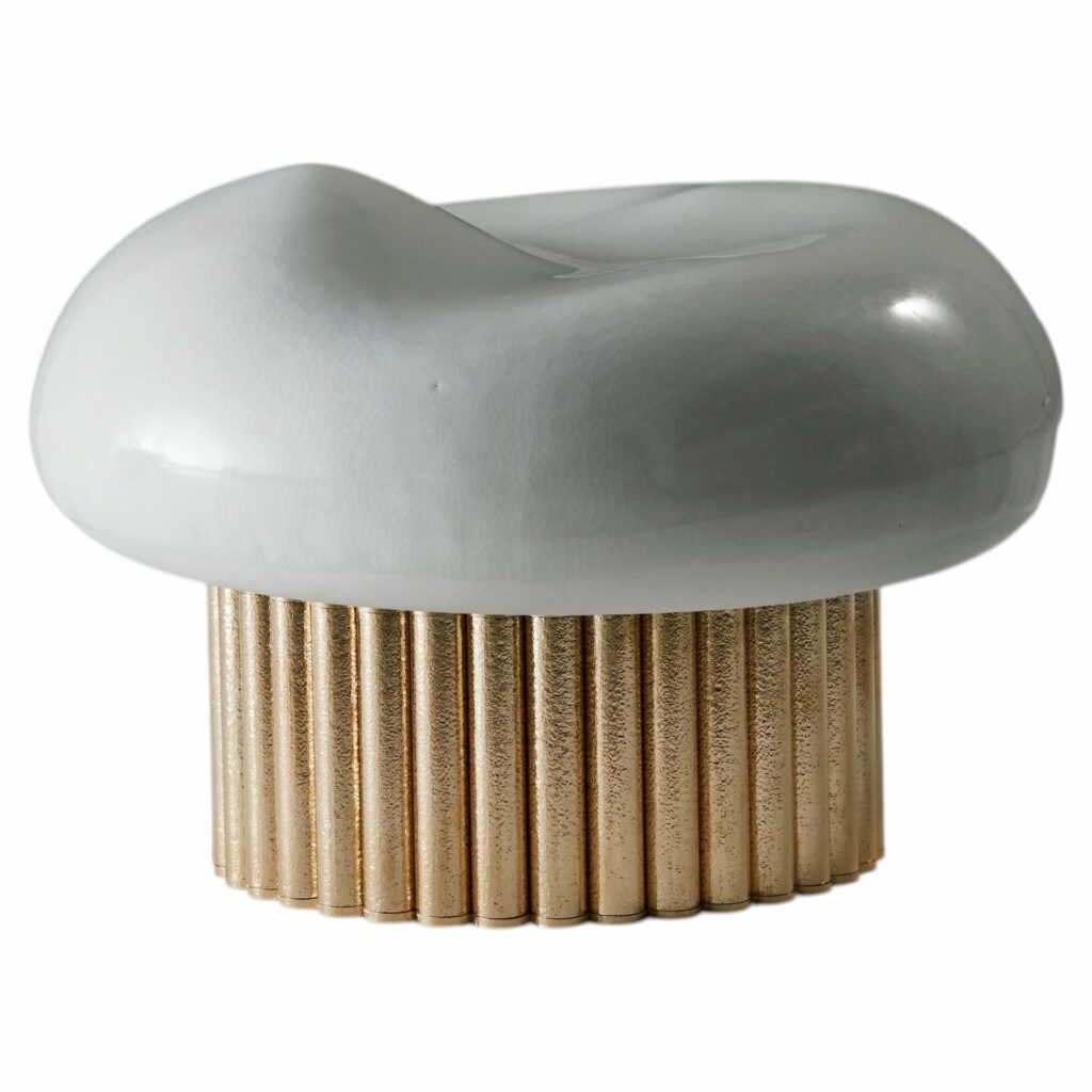 Round Merveilleux 01 Stool by Jennifer Midoz 1