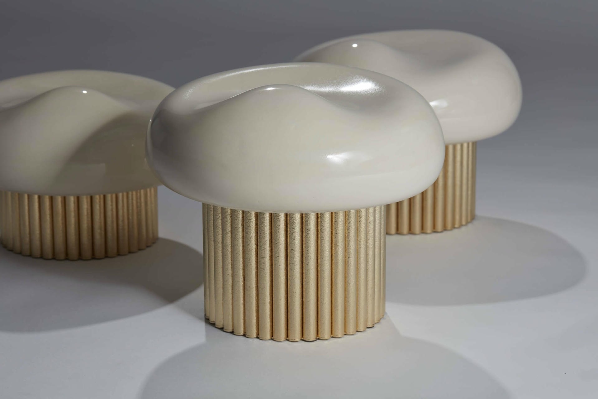 Round Merveilleux 01 Stool by Jennifer Midoz 6