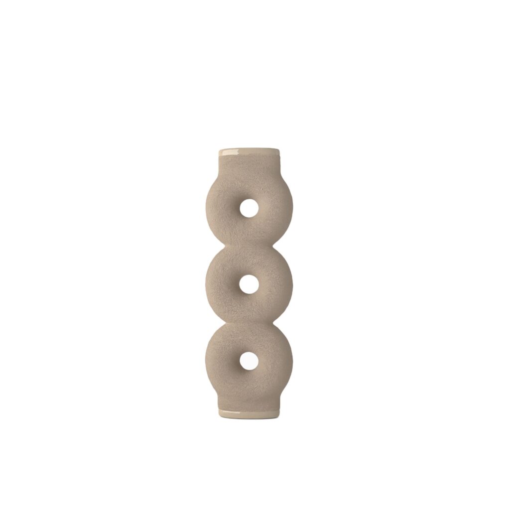 Sculpted Ceramic Vase by Faina 1