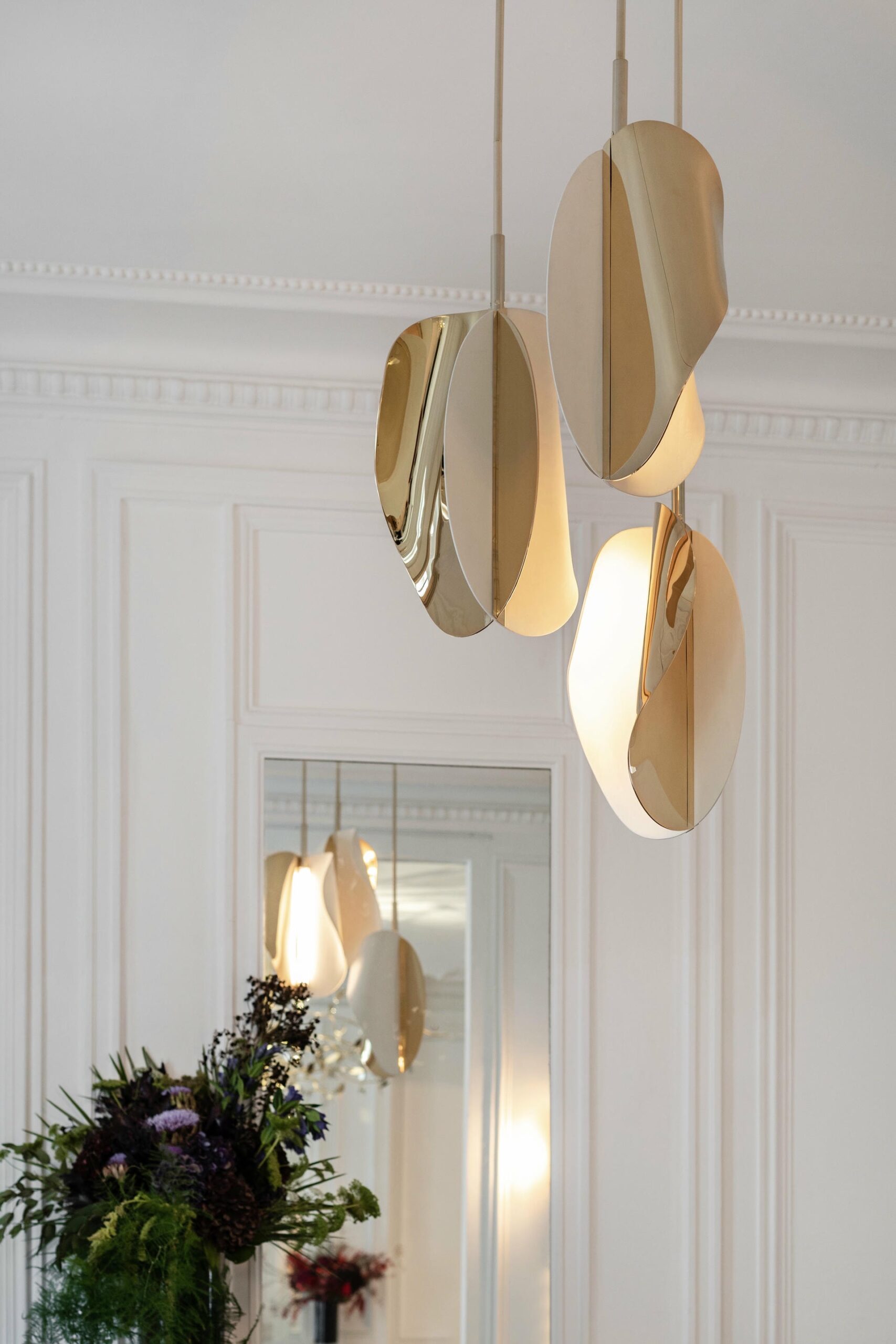 Set of 3 Corolle Pendant Light by Jennifer Midoz 7