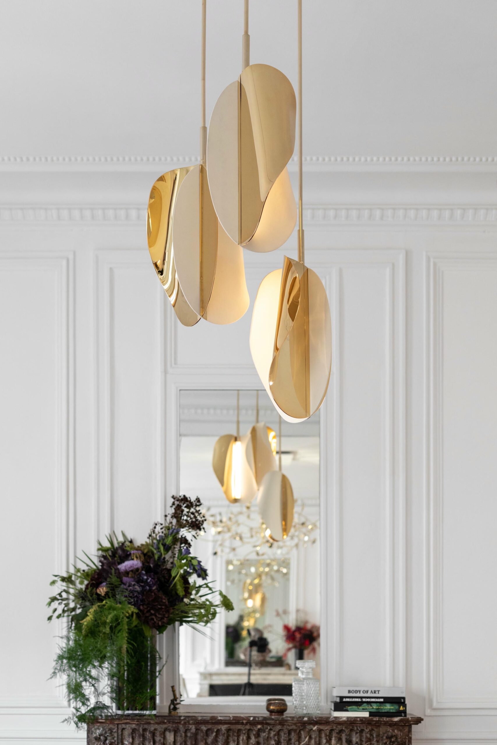 Set of 3 Corolle Pendant Light by Jennifer Midoz 8