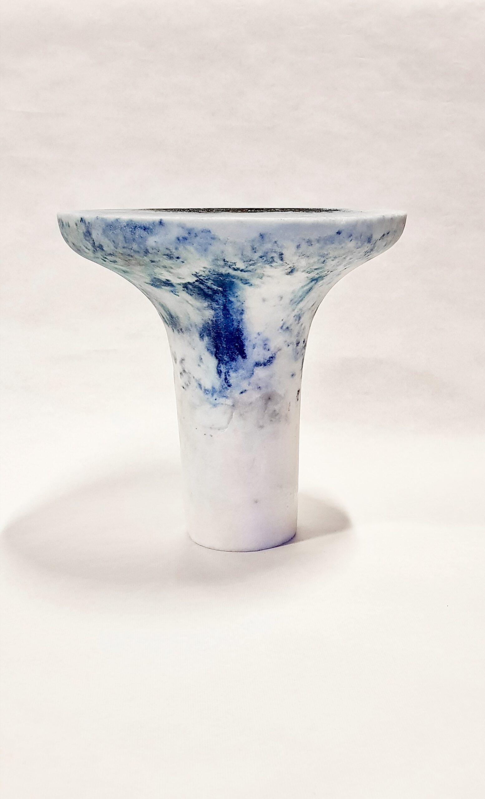 Unique Blue Marbled Salts Gueridon Roxane Lahidji 2