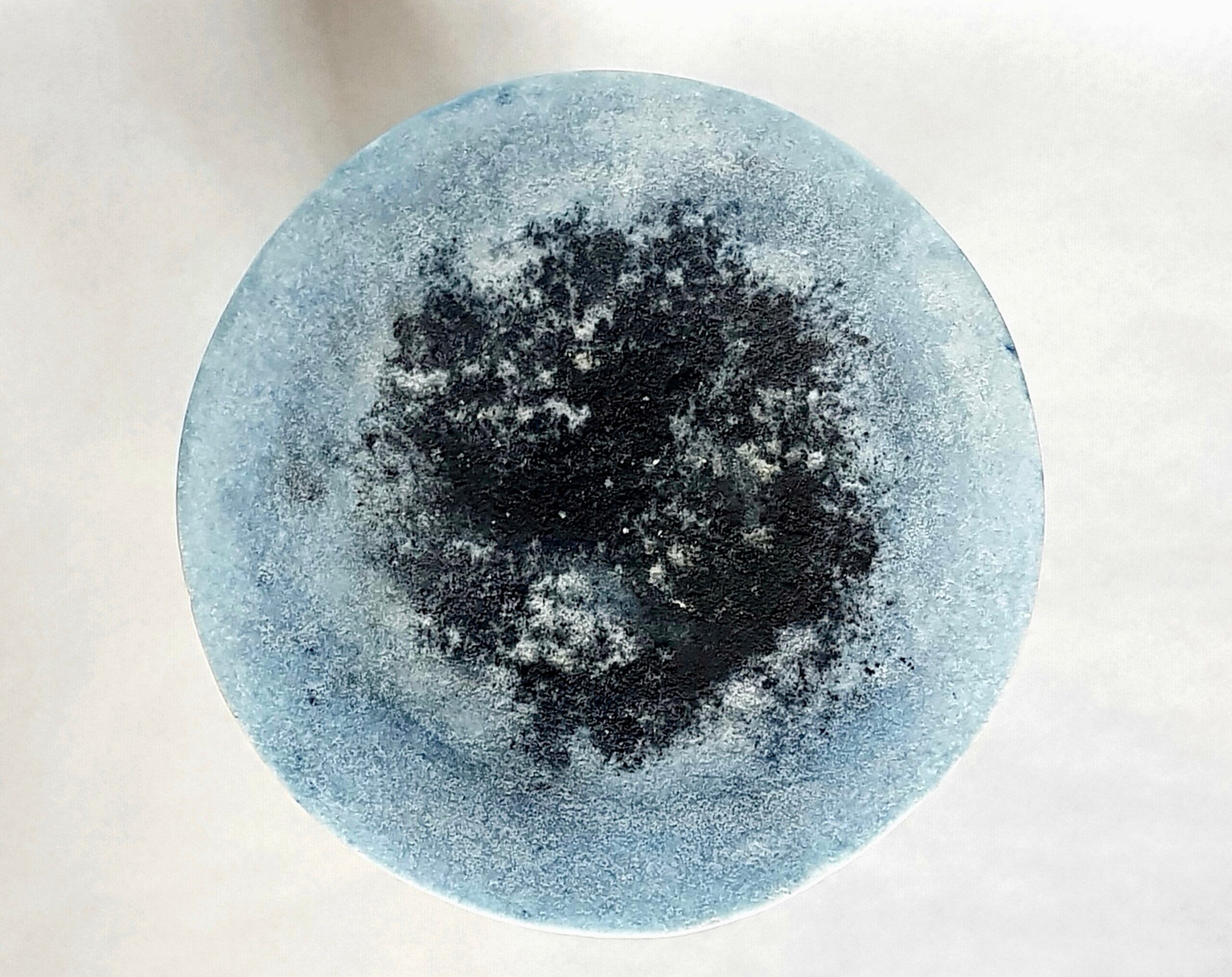Unique Blue Marbled Salts Gueridon Roxane Lahidji 4