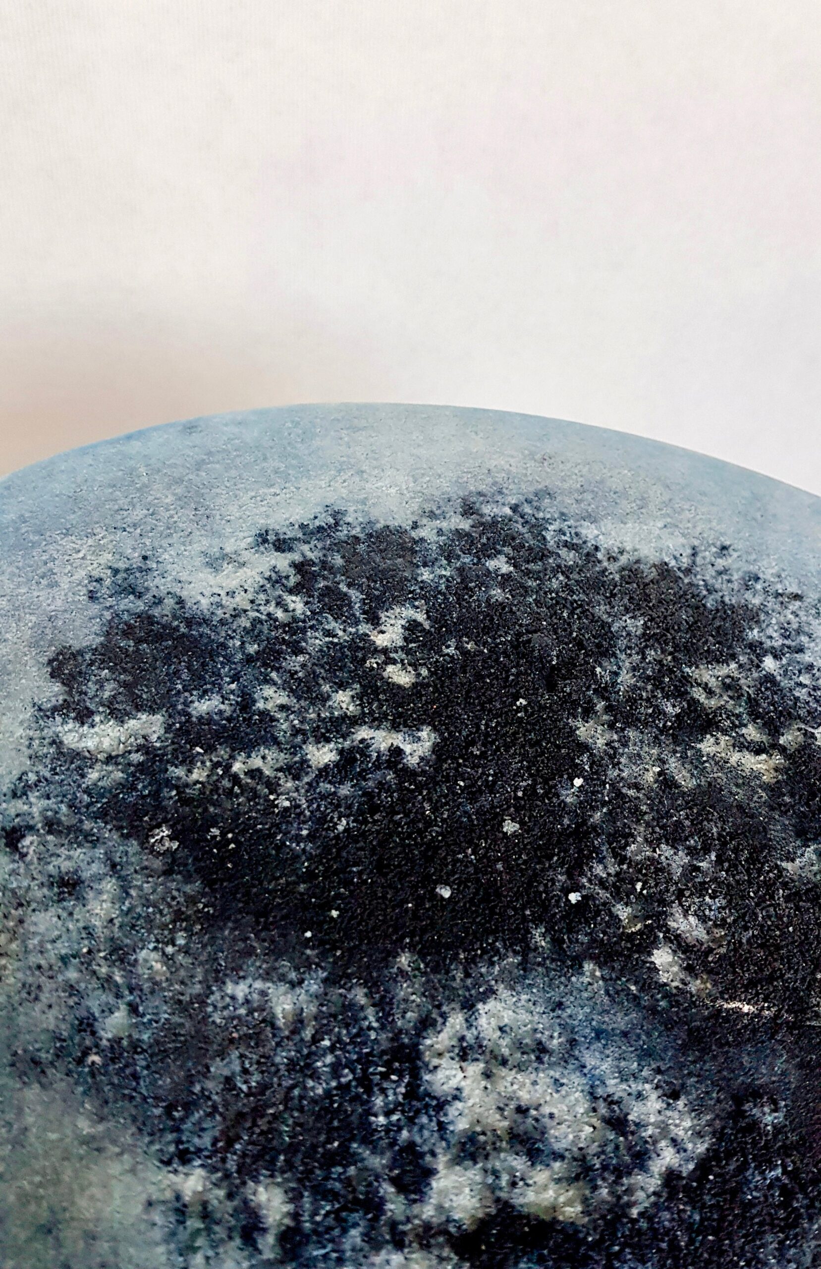 Unique Blue Marbled Salts Gueridon Roxane Lahidji 6
