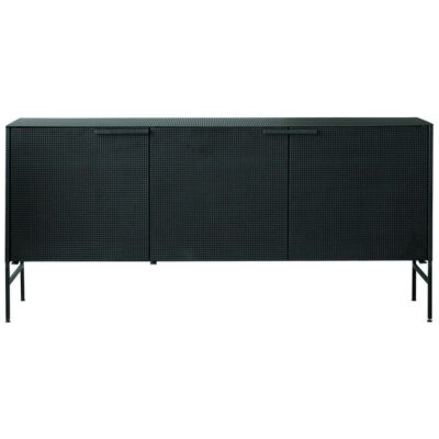 Black Grid Sideboard by Kristina Dam Studio
