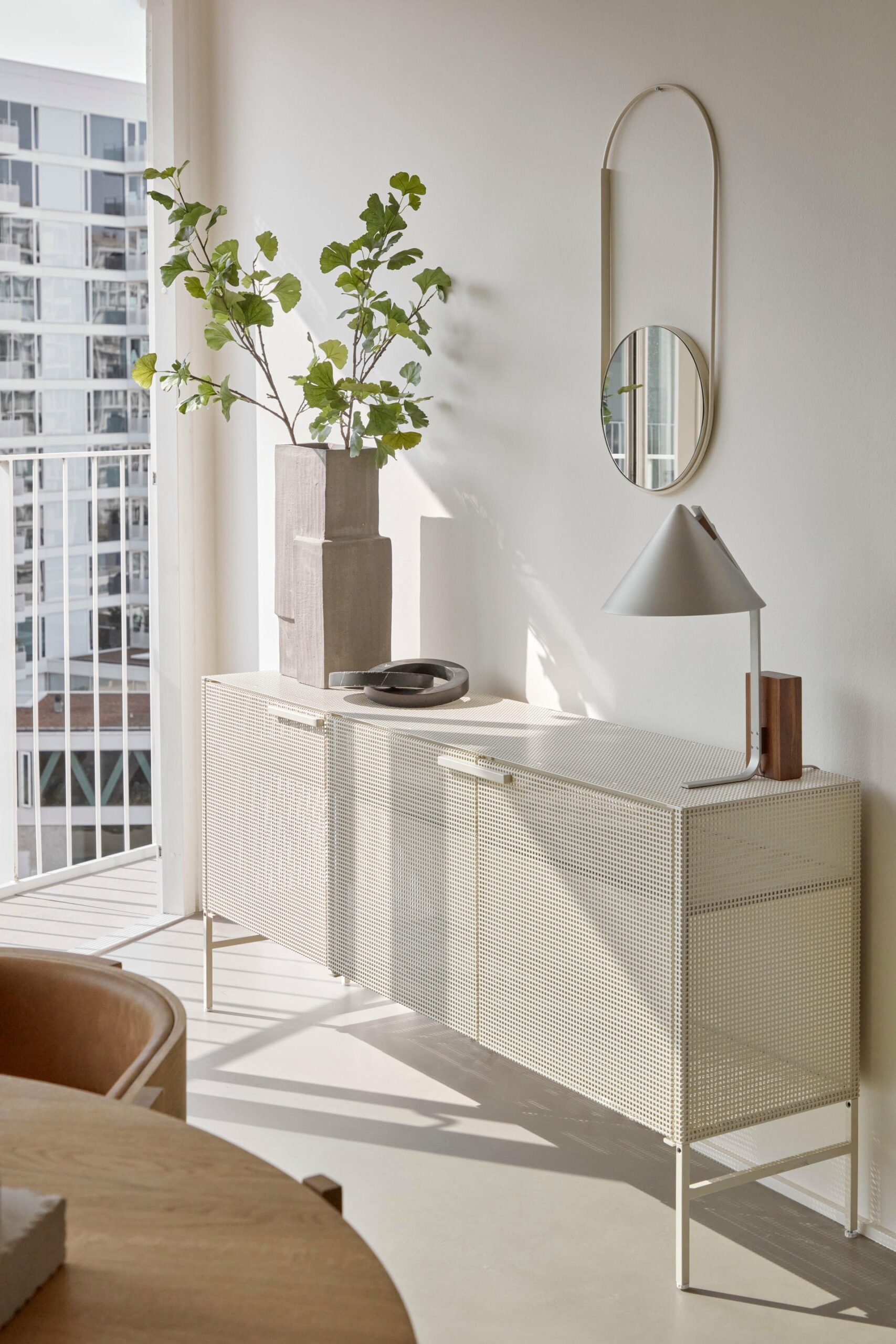 Black Grid Sideboard by Kristina Dam Studio 7