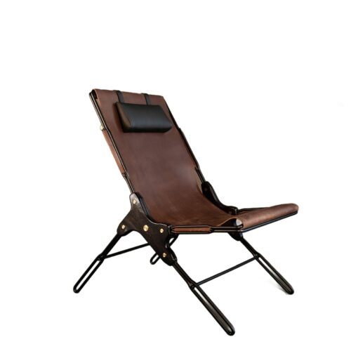 Brown Lounge Chair by Estudio Andean 1