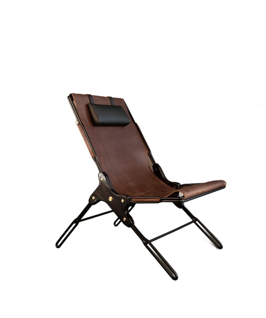 Brown Lounge Chair by Estudio Andean 1