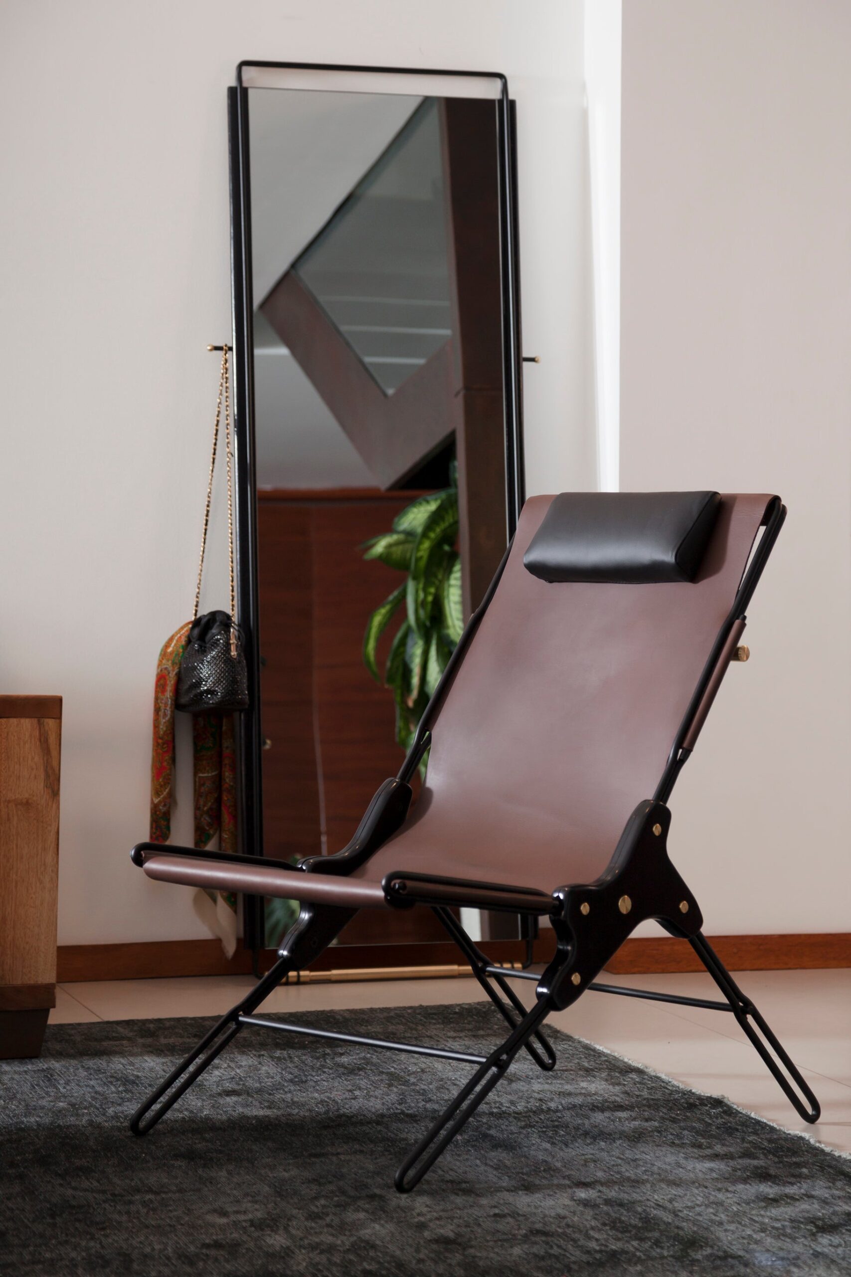 Brown Lounge Chair by Estudio Andean 3