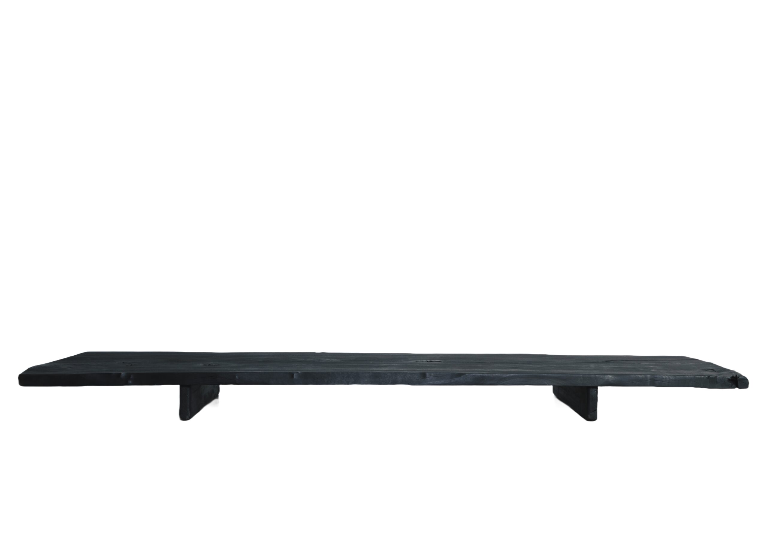 Burned Wood Coffee Table by Jesse Sanderson 1