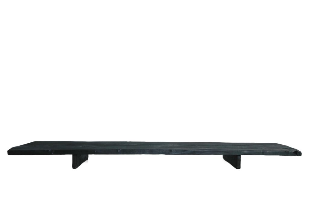 Burned Wood Coffee Table by Jesse Sanderson 1