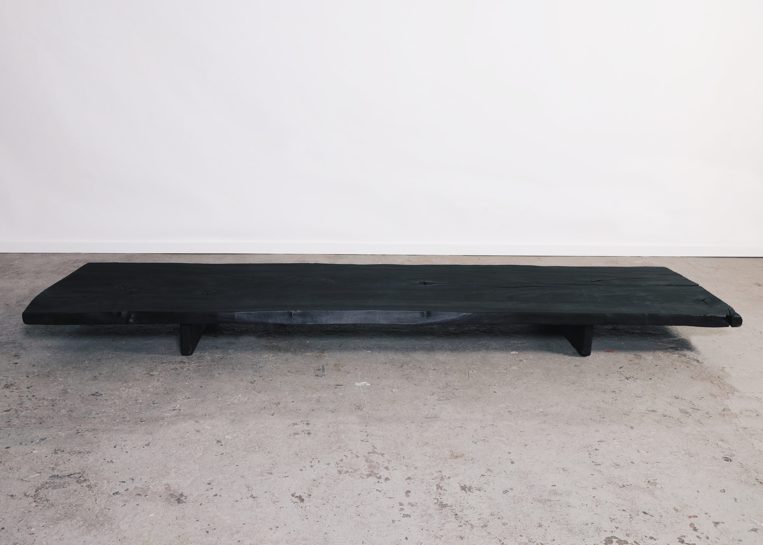 Burned Wood Coffee Table by Jesse Sanderson 3