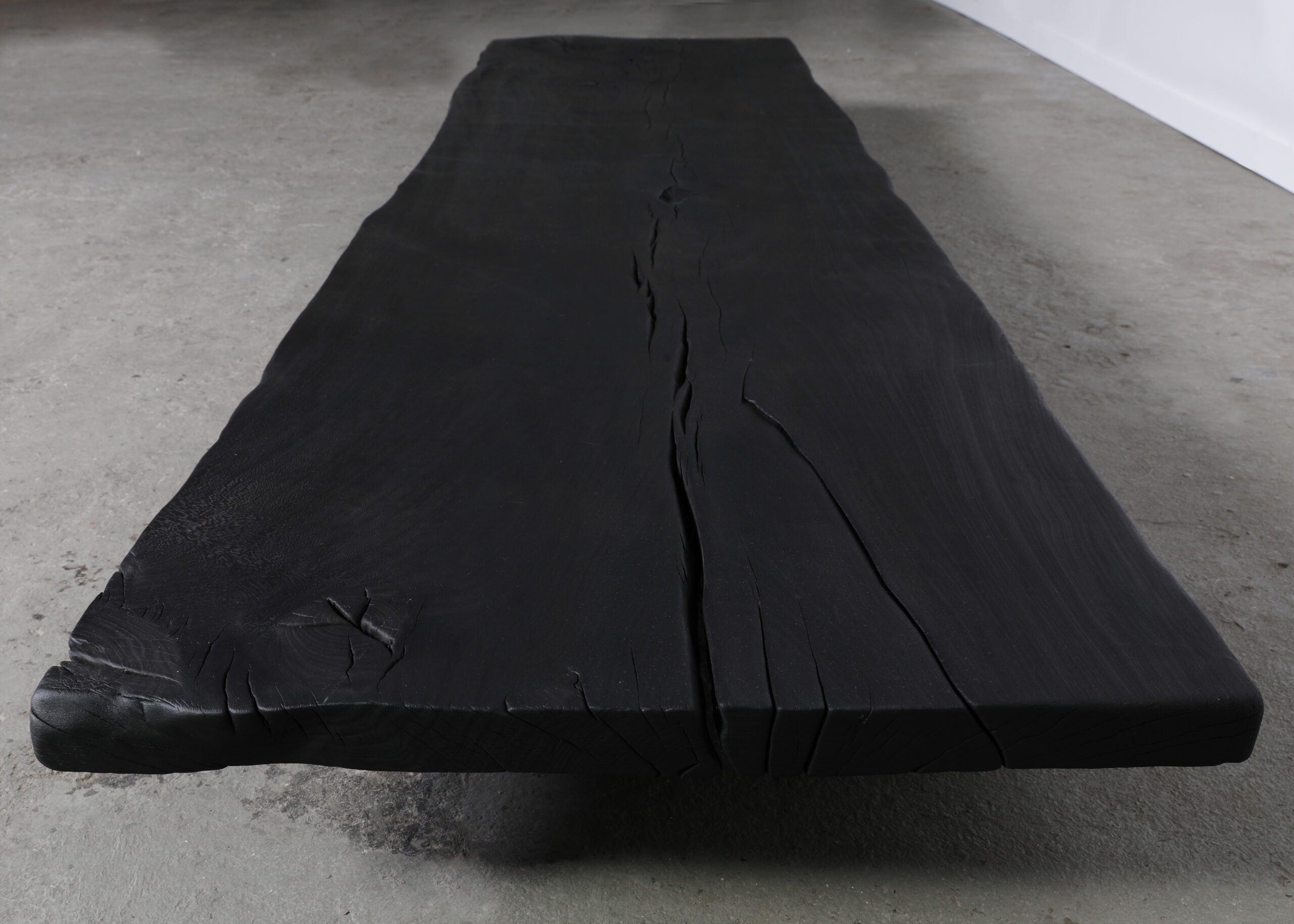 Burned Wood Coffee Table by Jesse Sanderson 4