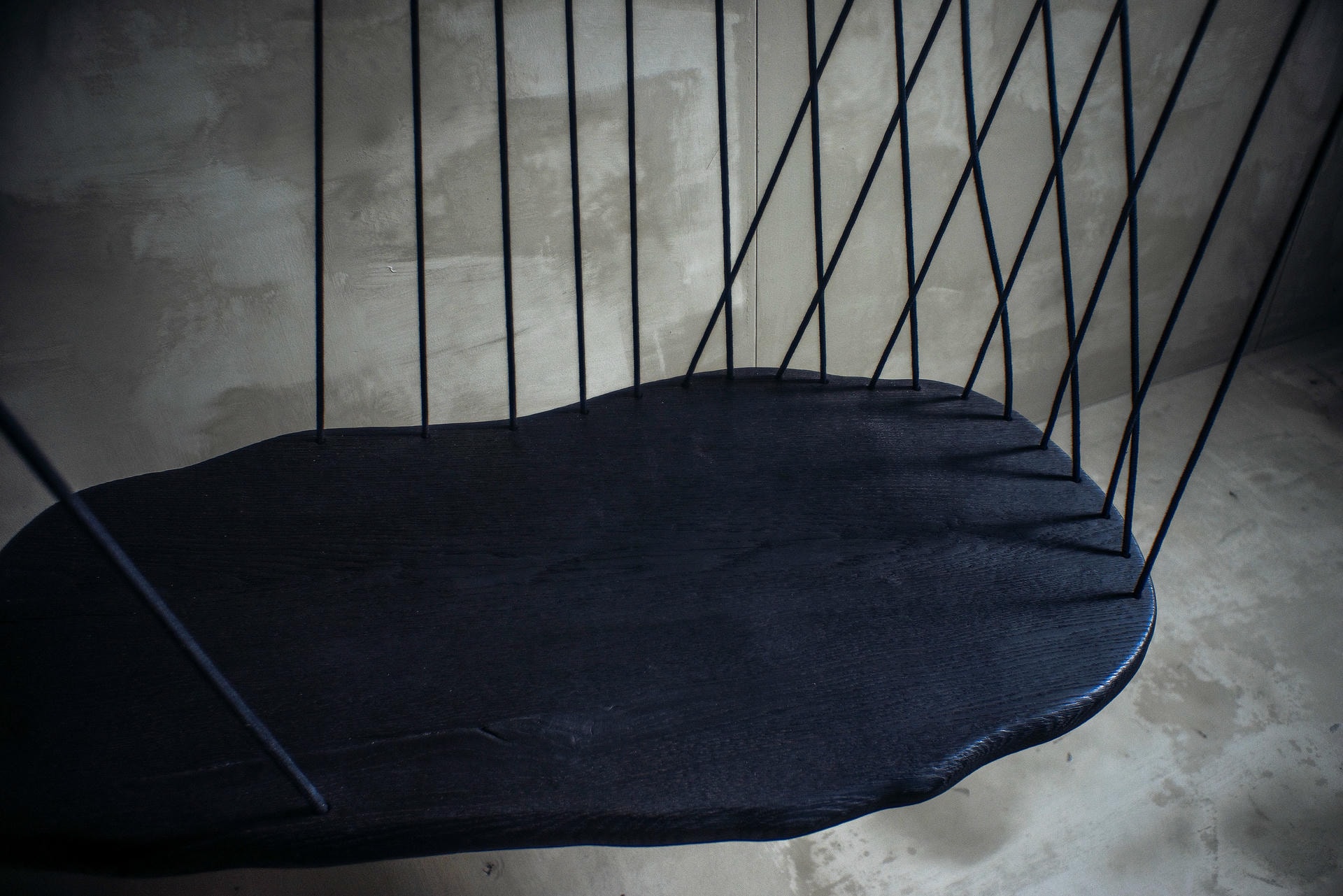 Burnt Sculpted Floating Divan by Chiel Kuijl 3