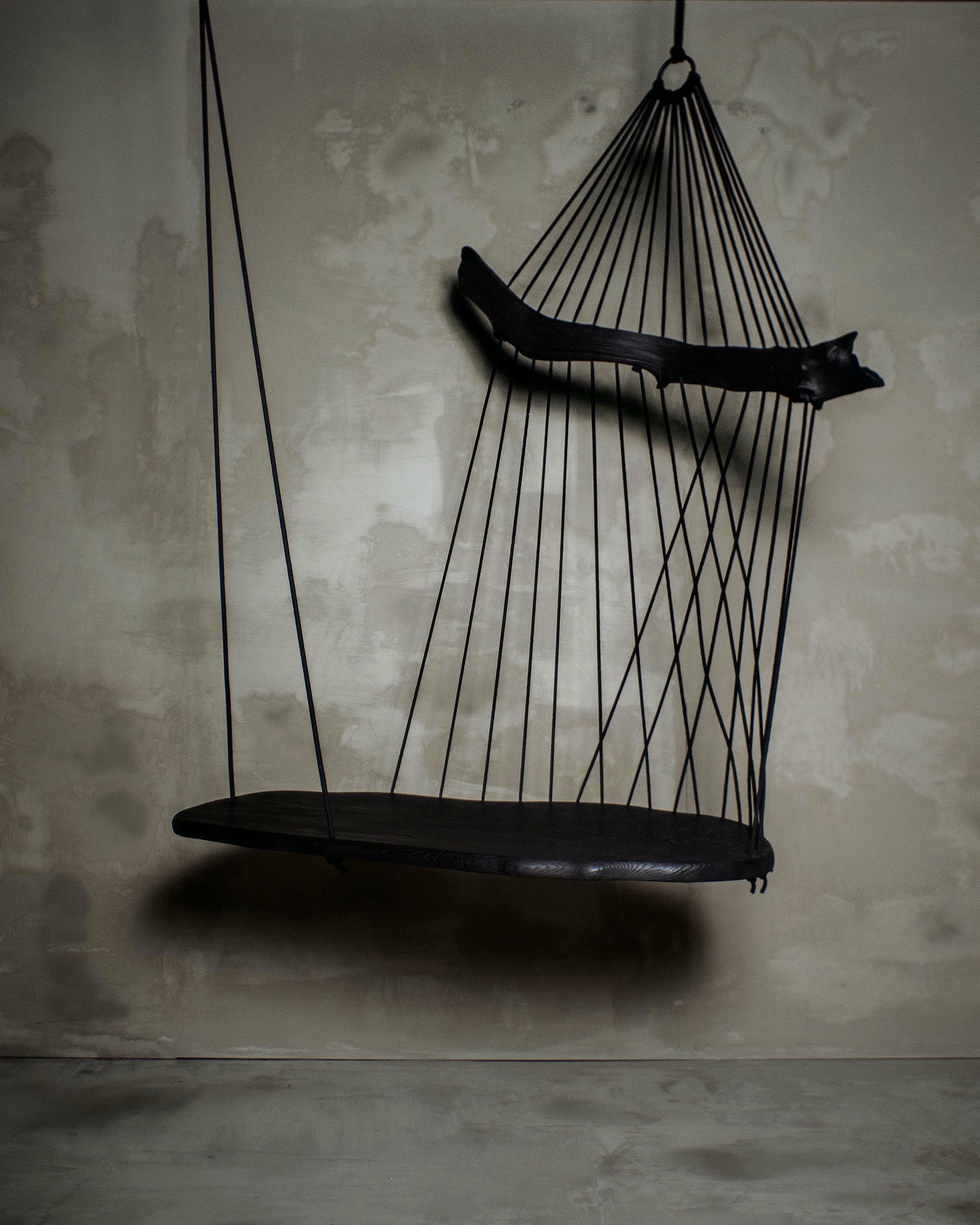 Burnt Sculpted Floating Divan by Chiel Kuijl 4
