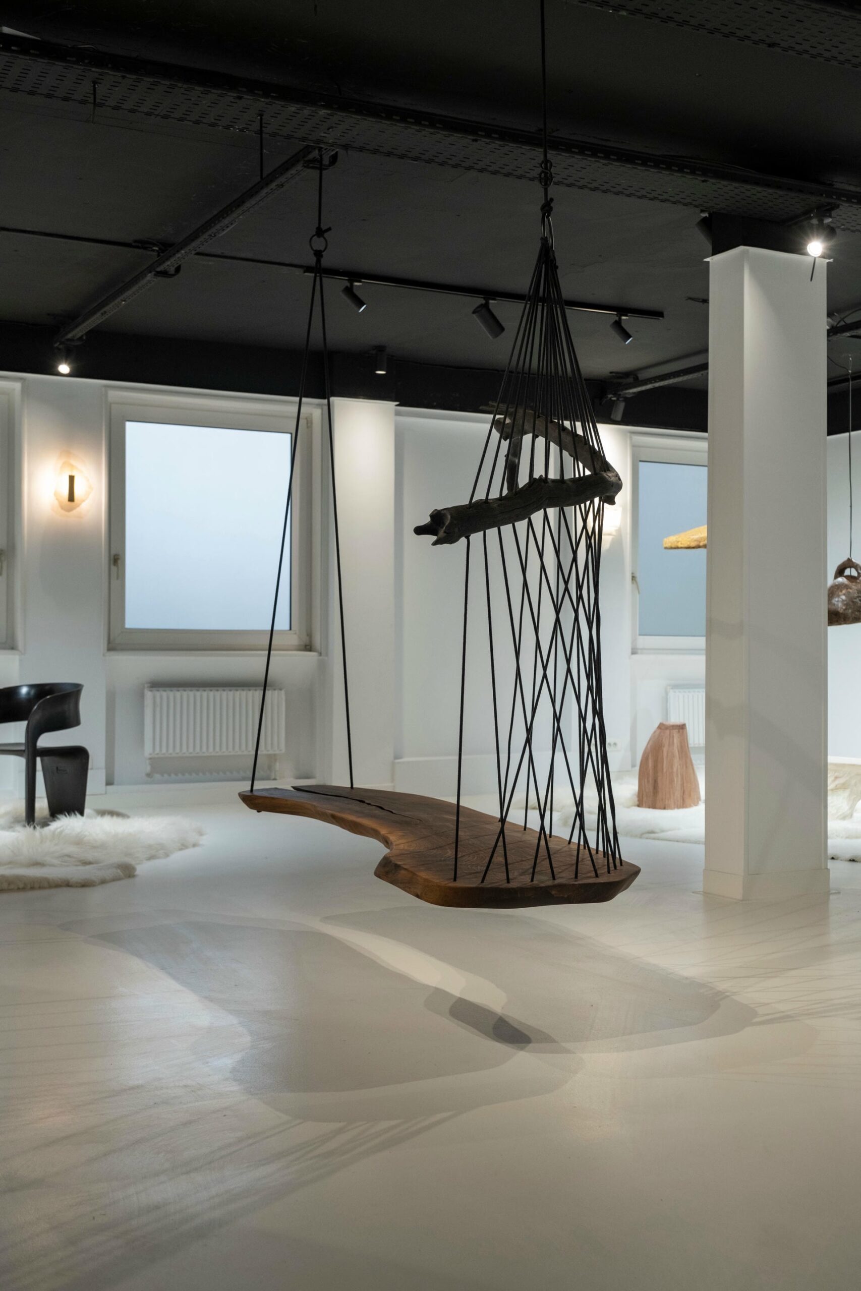 Burnt Sculpted Floating Divan by Chiel Kuijl 6