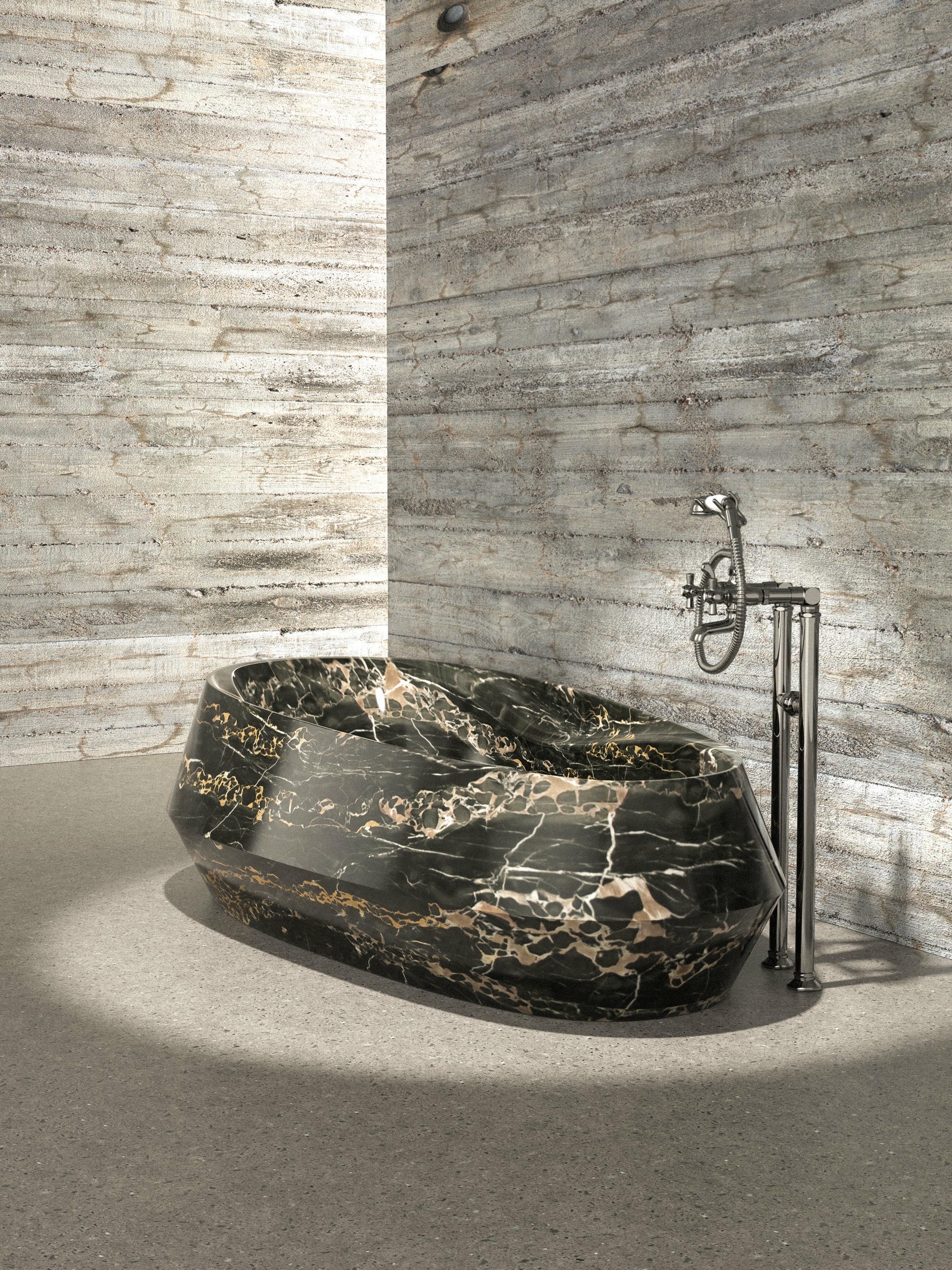 Calacatta Macchia Vecchia Tosca Bath by Serafini 10