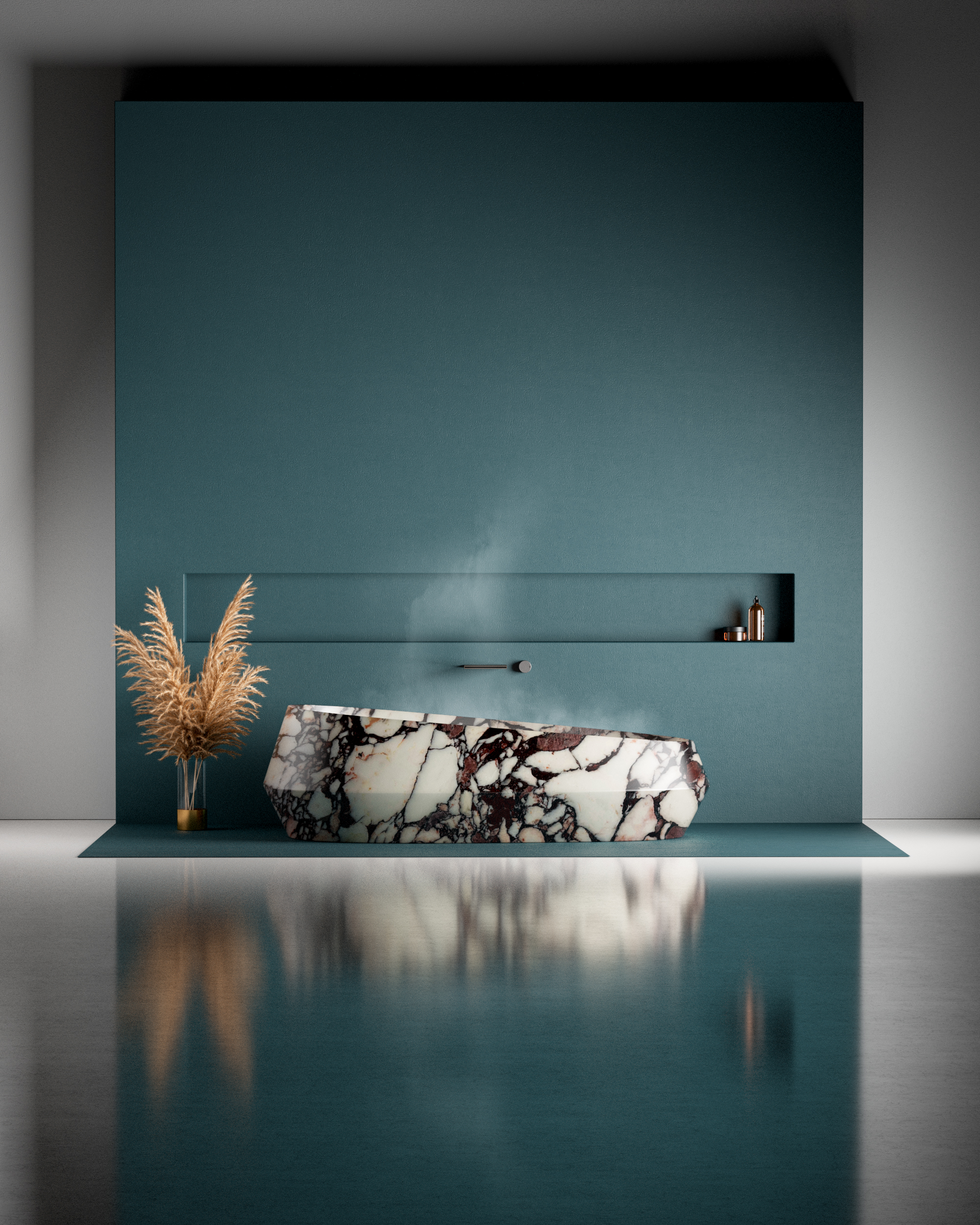 Calacatta Macchia Vecchia Tosca Bath by Serafini 5