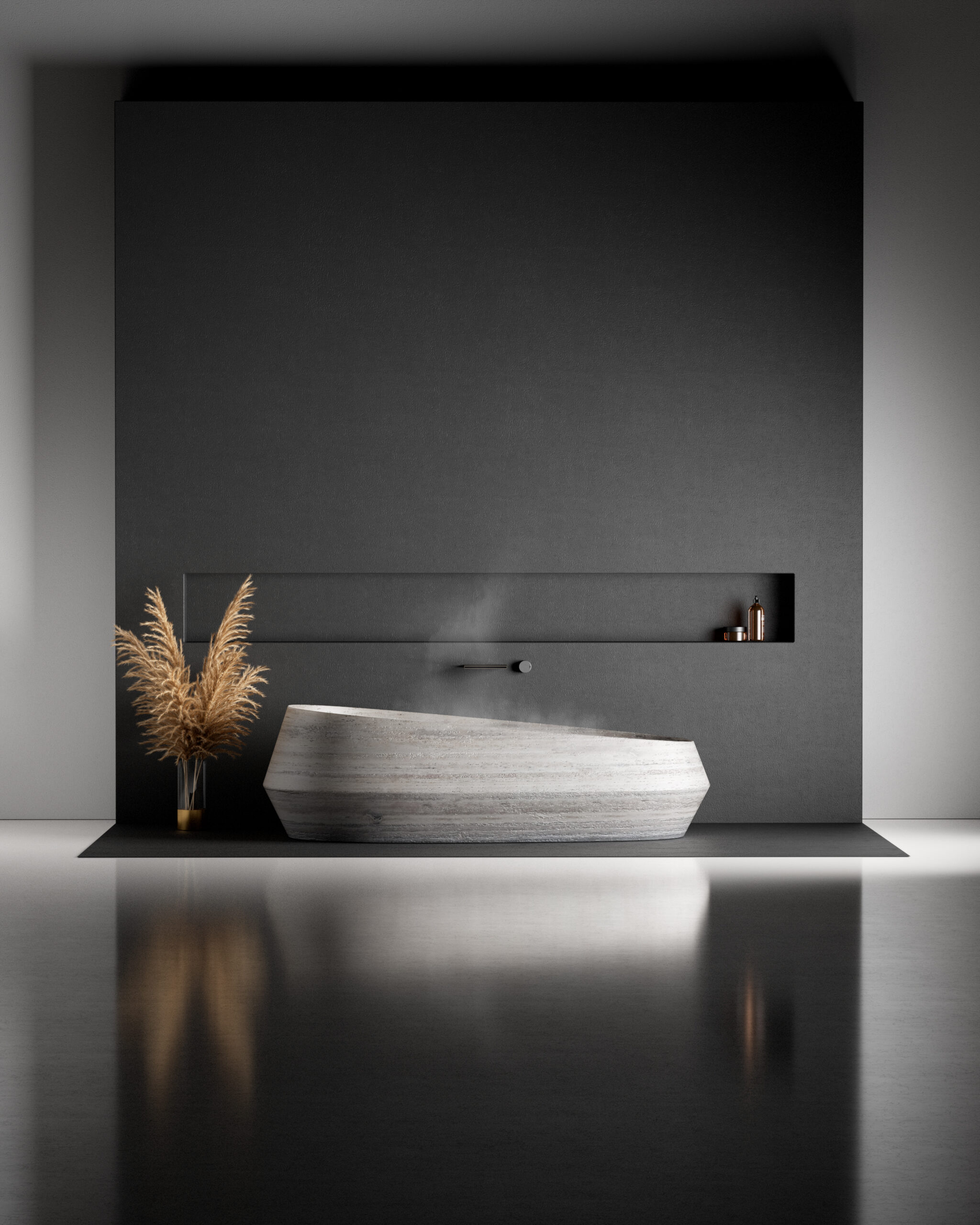 Calacatta Macchia Vecchia Tosca Bath by Serafini 6