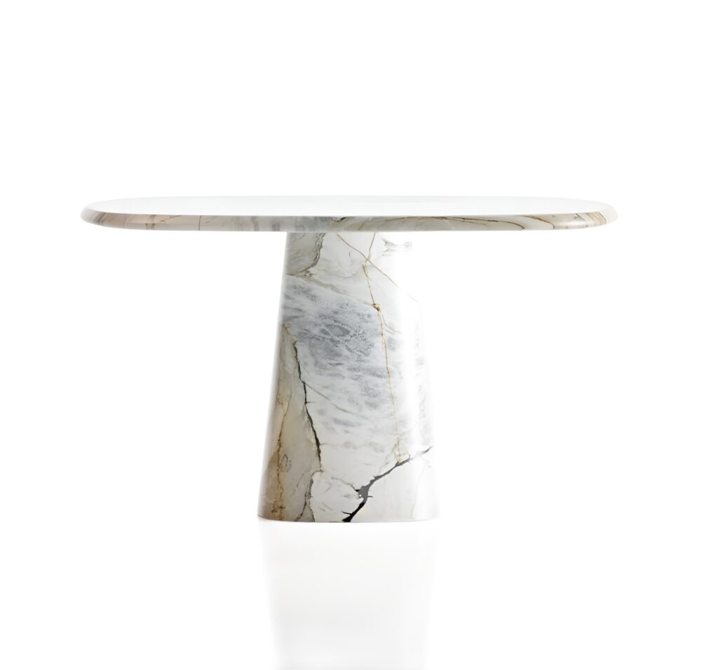 Calacatta Macchia Vecchia Wedge Table by Serafini 1