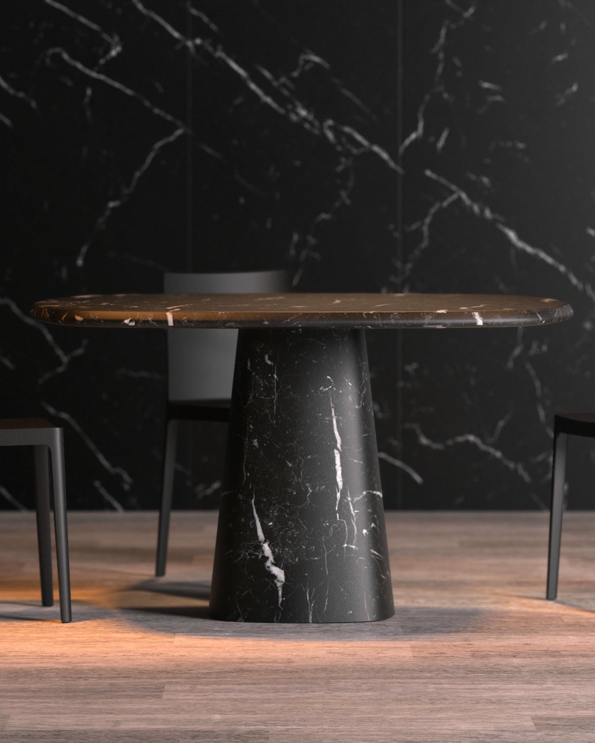 Calacatta Macchia Vecchia Wedge Table by Serafini 10