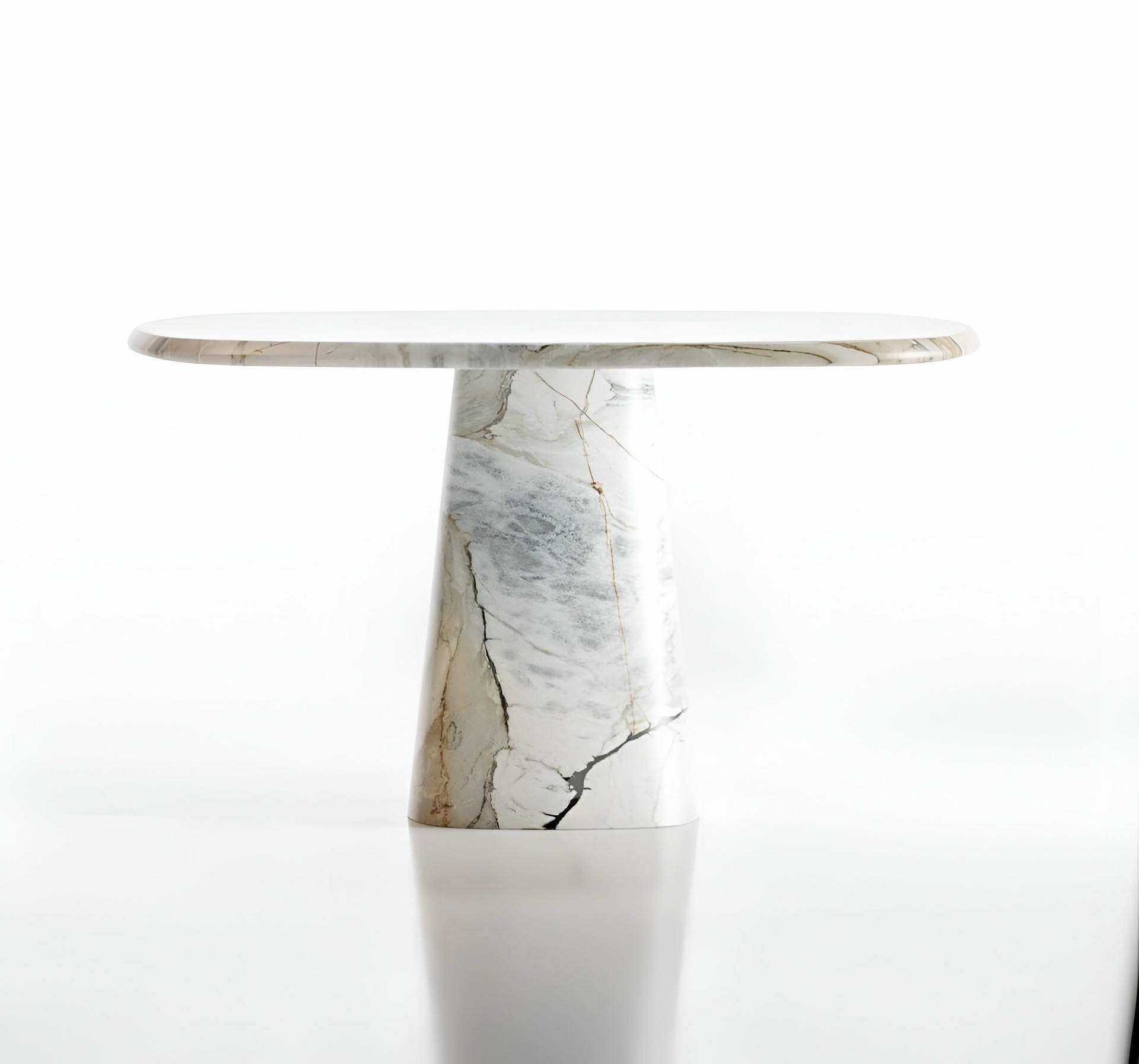 Calacatta Macchia Vecchia Wedge Table by Serafini 2