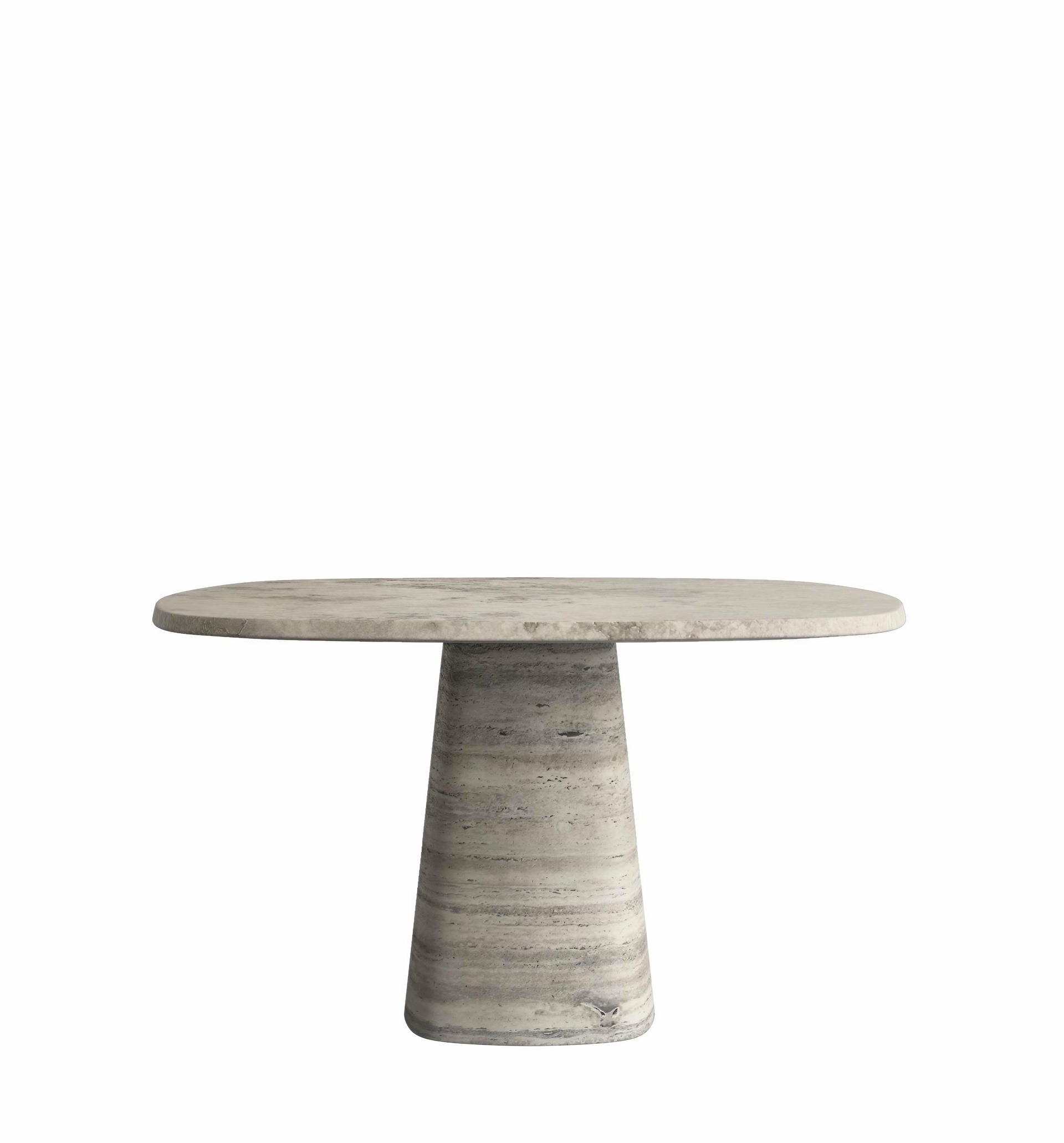 Calacatta Macchia Vecchia Wedge Table by Serafini 9