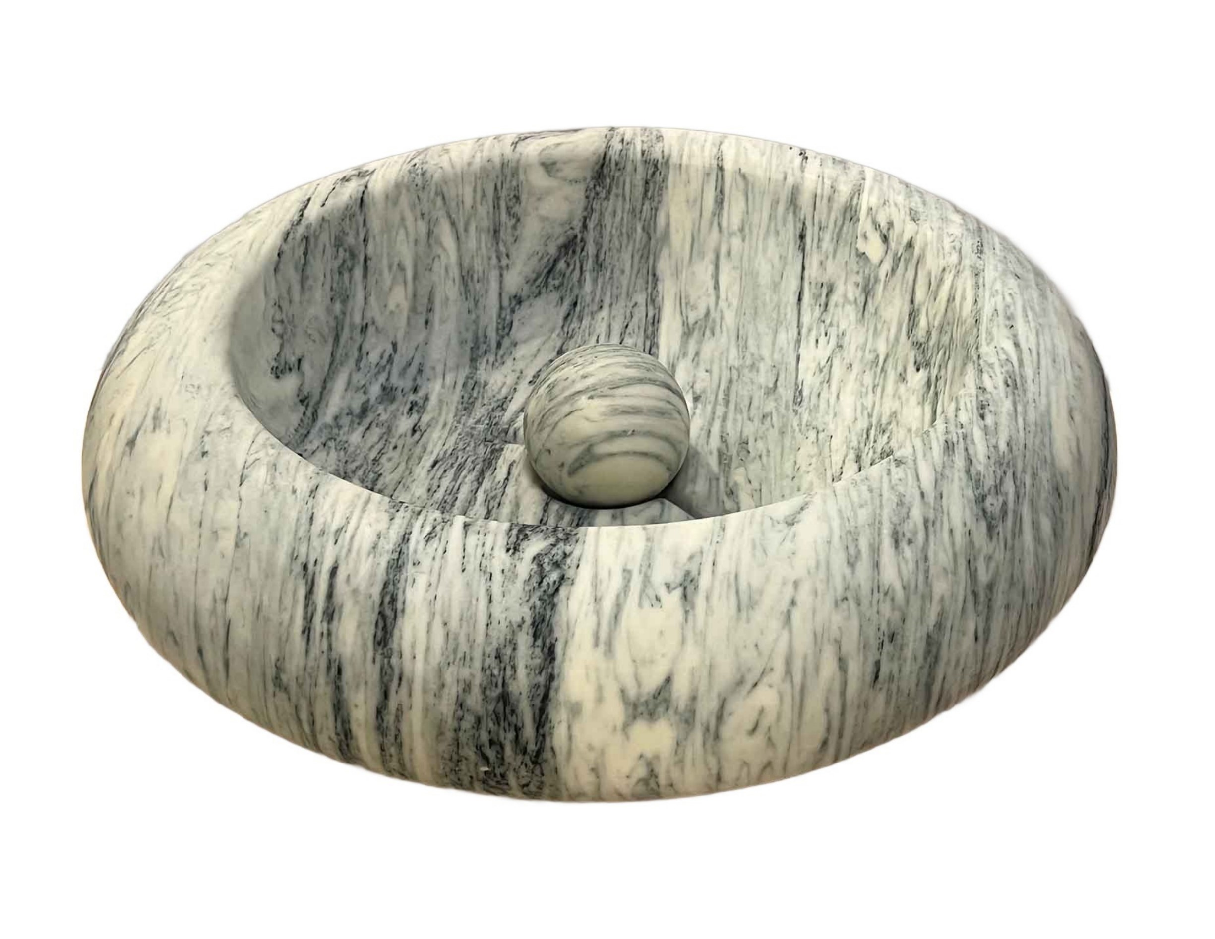 Crema Tirreno Roll Ball Sink by Mark Mitchell 1